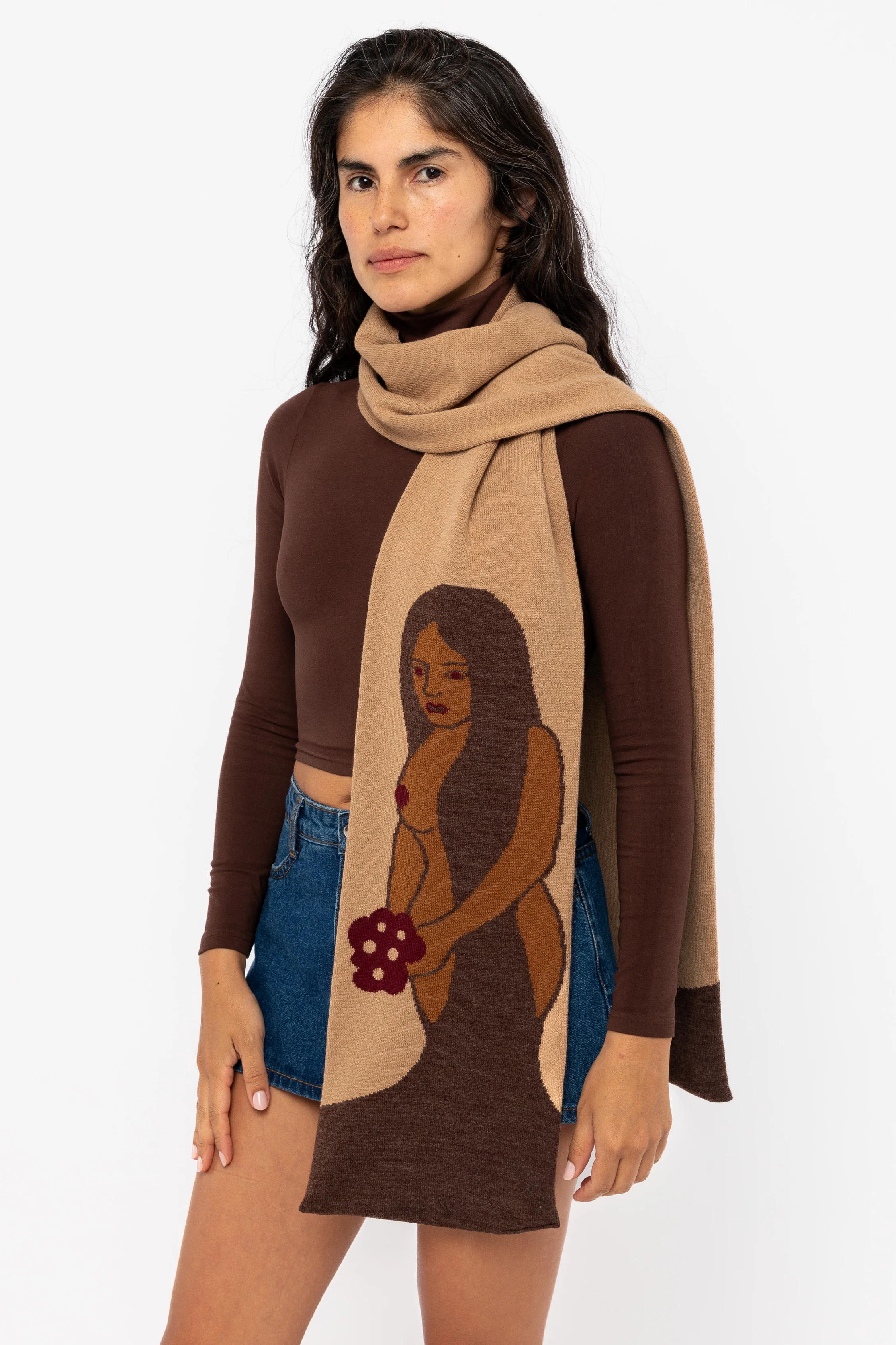 JQSCARF42 - Nude Woman Scarf - Image 9