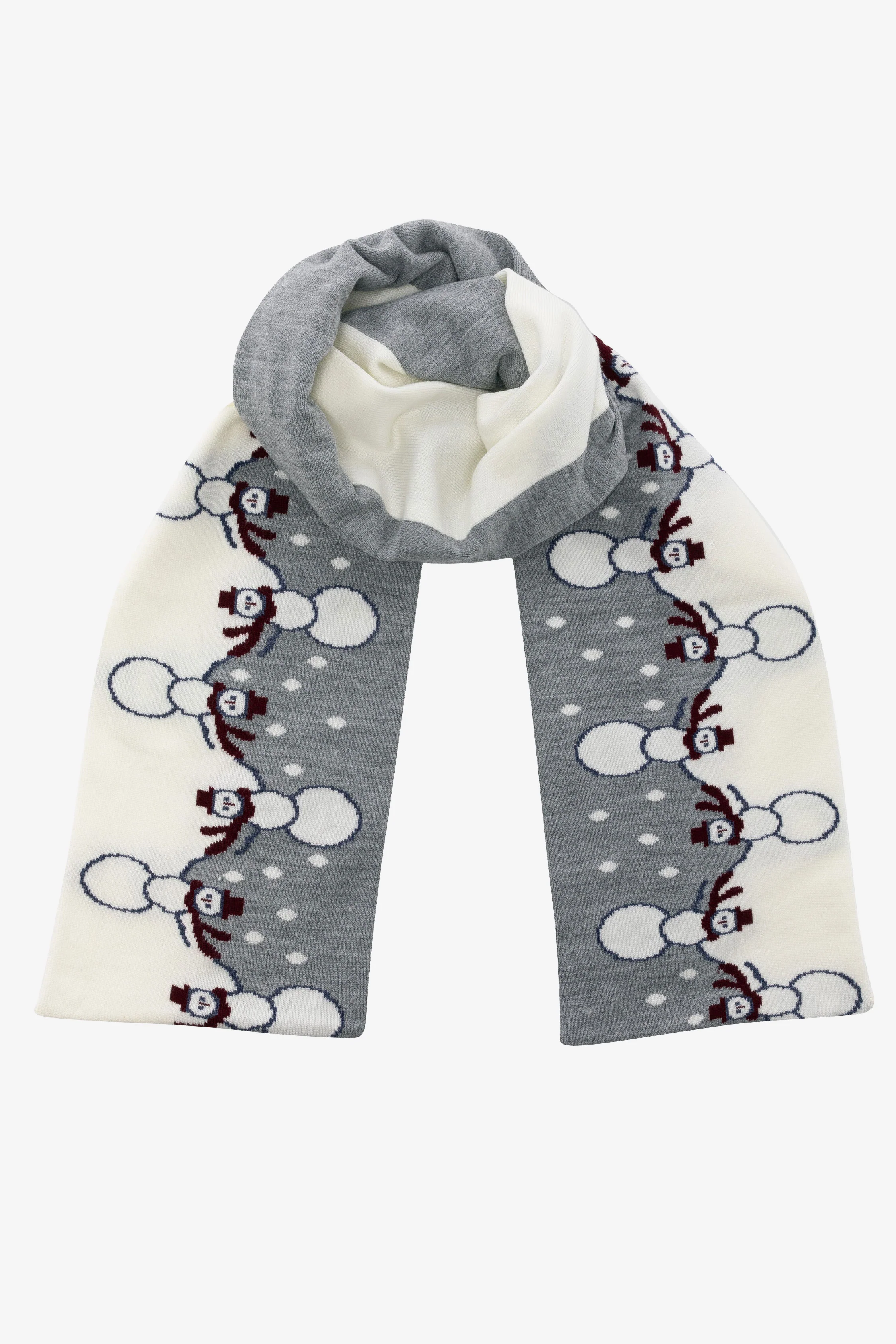 JQSCARF44 - Snowman Scarf - Image 4