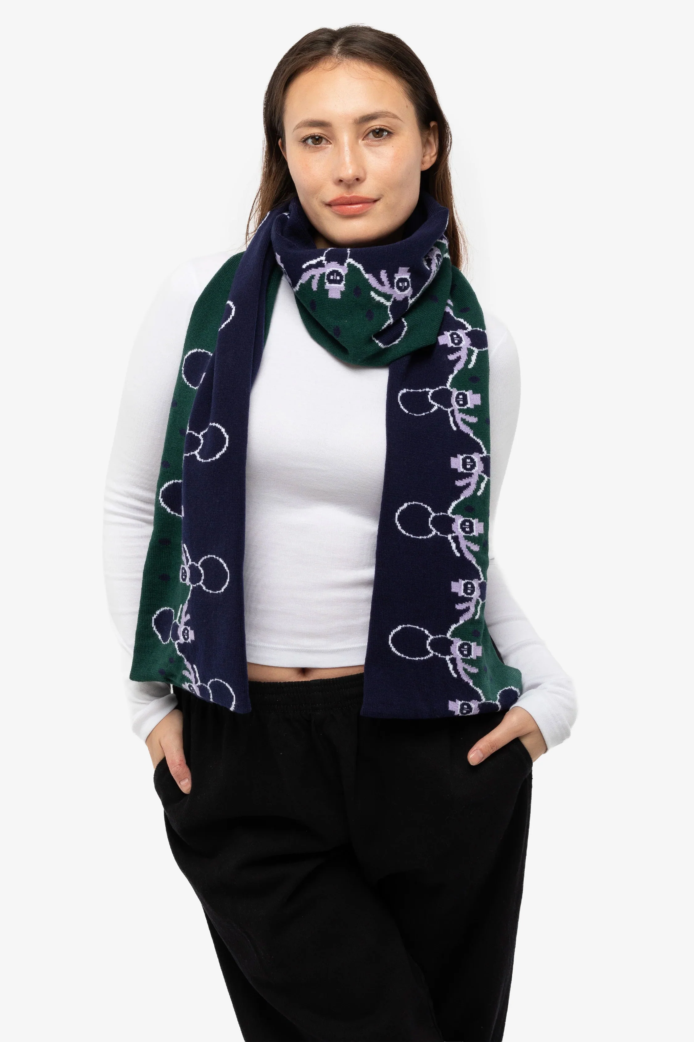 JQSCARF44 - Snowman Scarf - Image 6