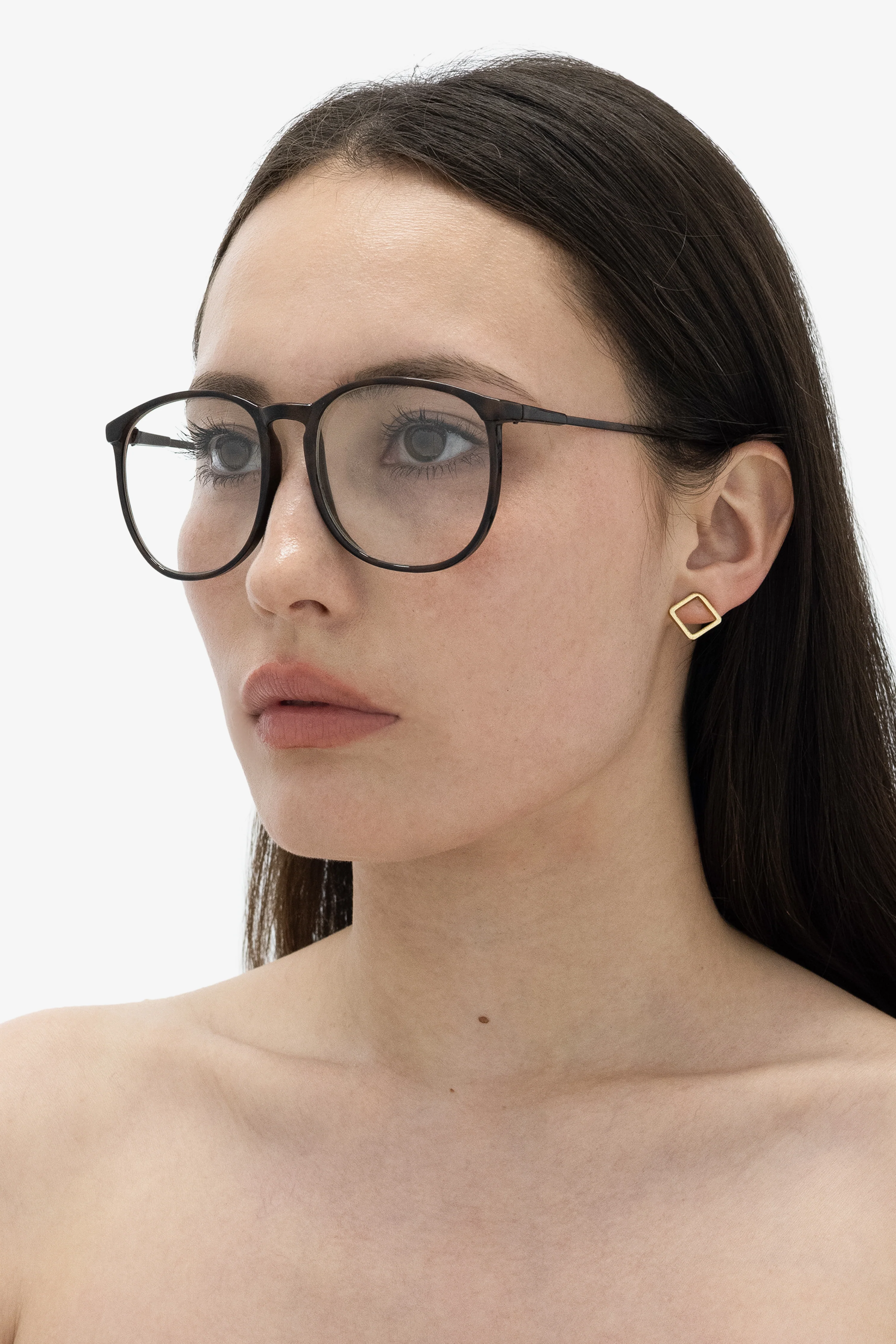 JWL103 - Square Stud Earring - Image 3