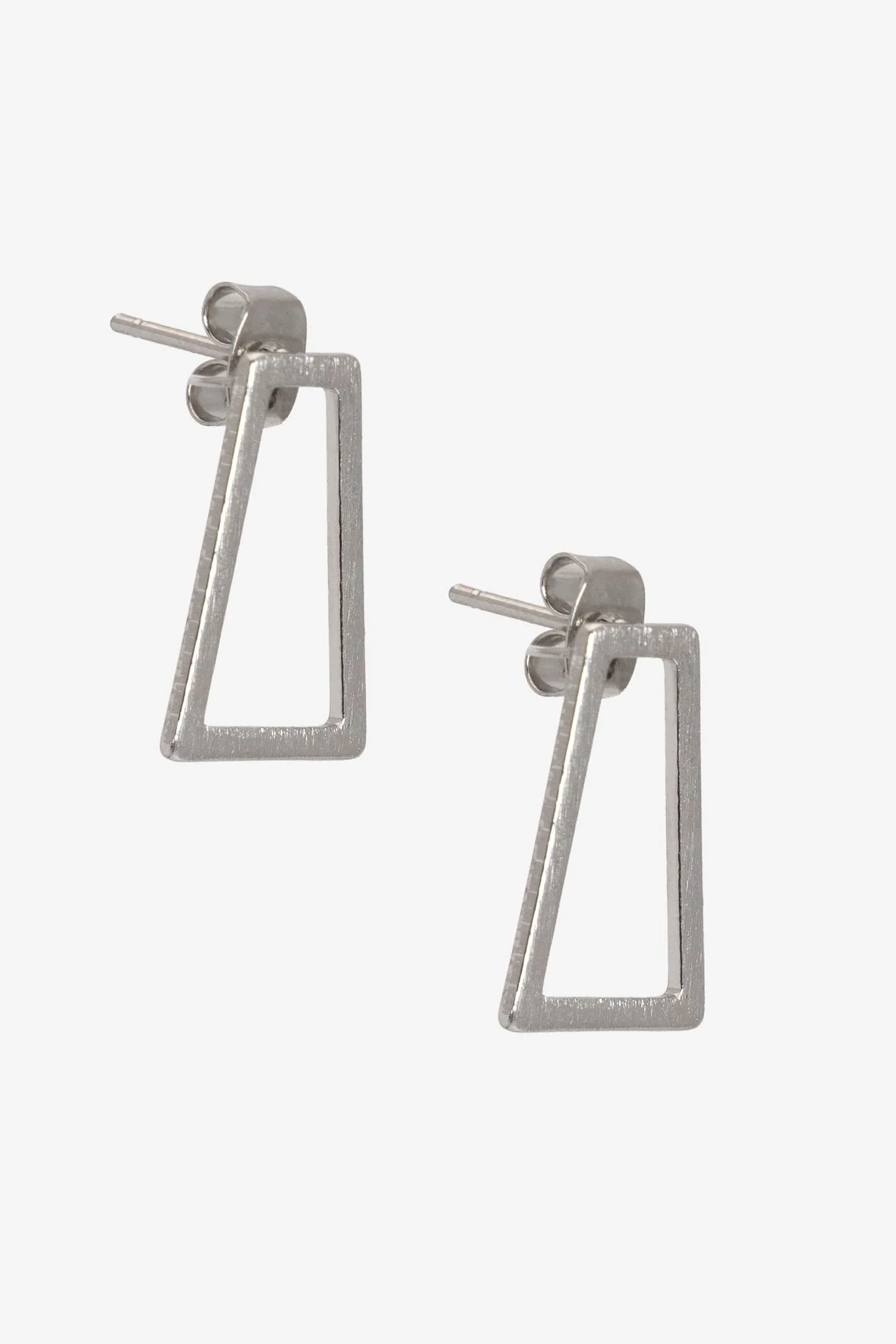 JWL104 - Trapezoid Stud Earrings - Image 2