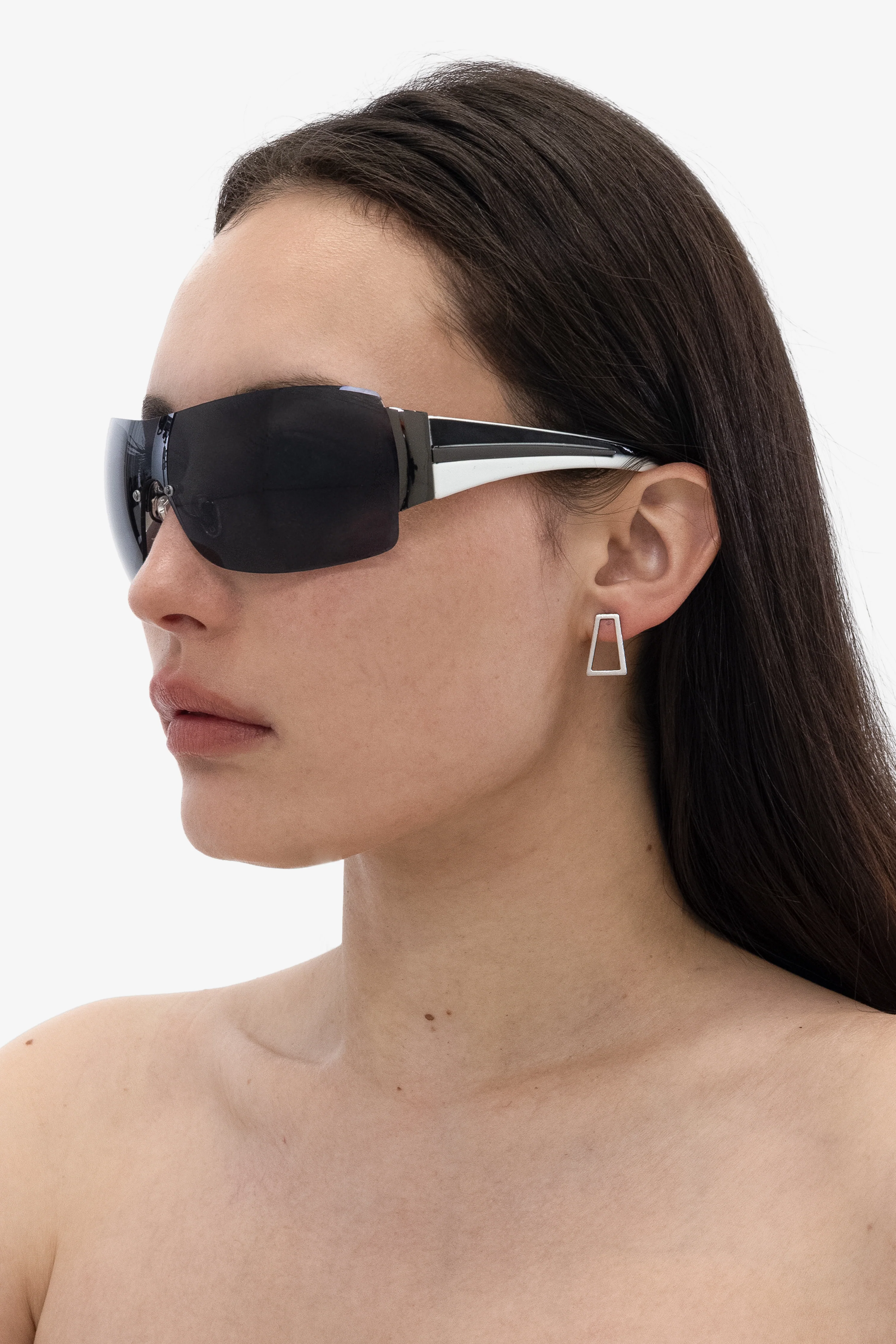 JWL104 - Trapezoid Stud Earrings - Image 5