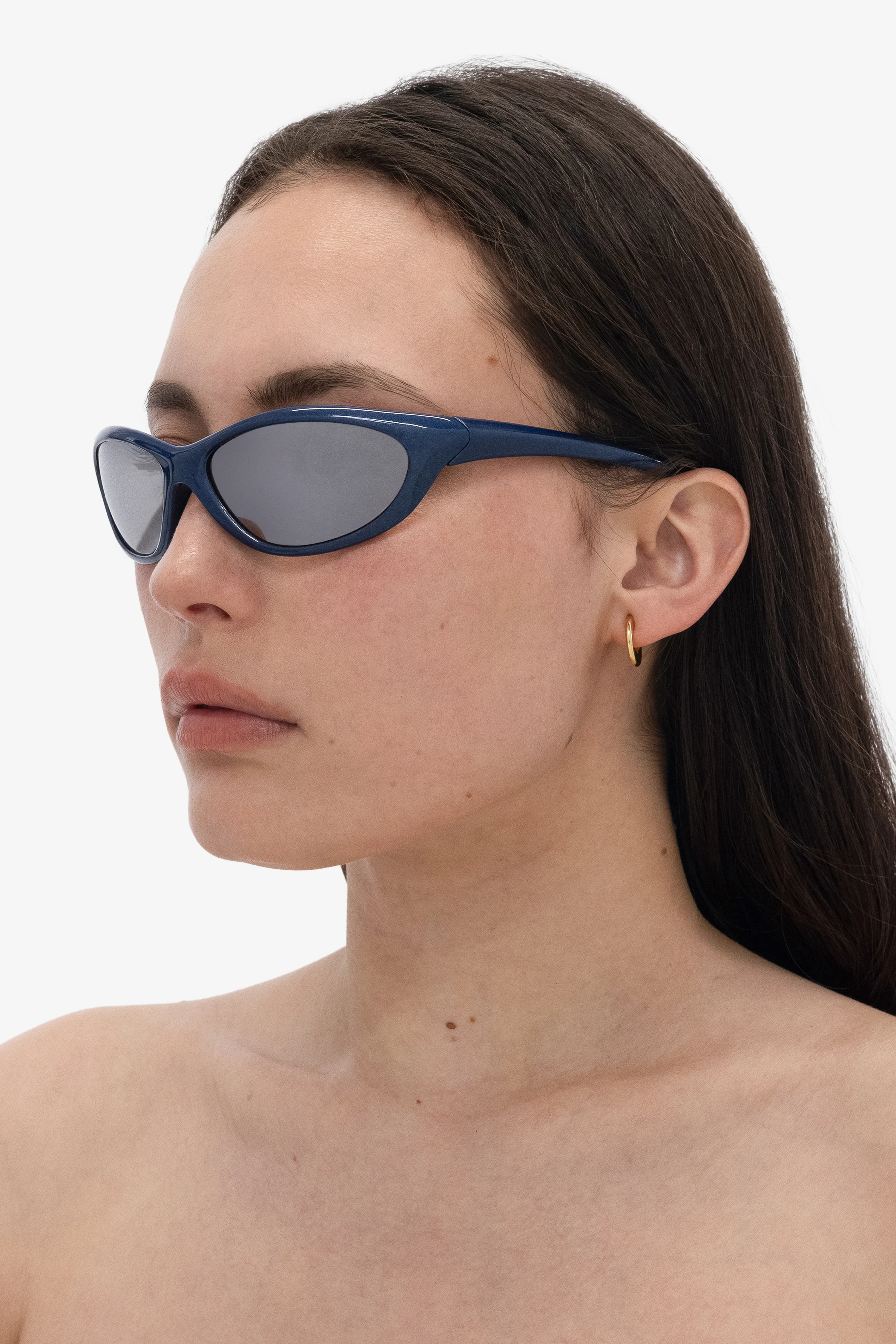 JWL105 - Flat Open Hoop Earrings - Image 3