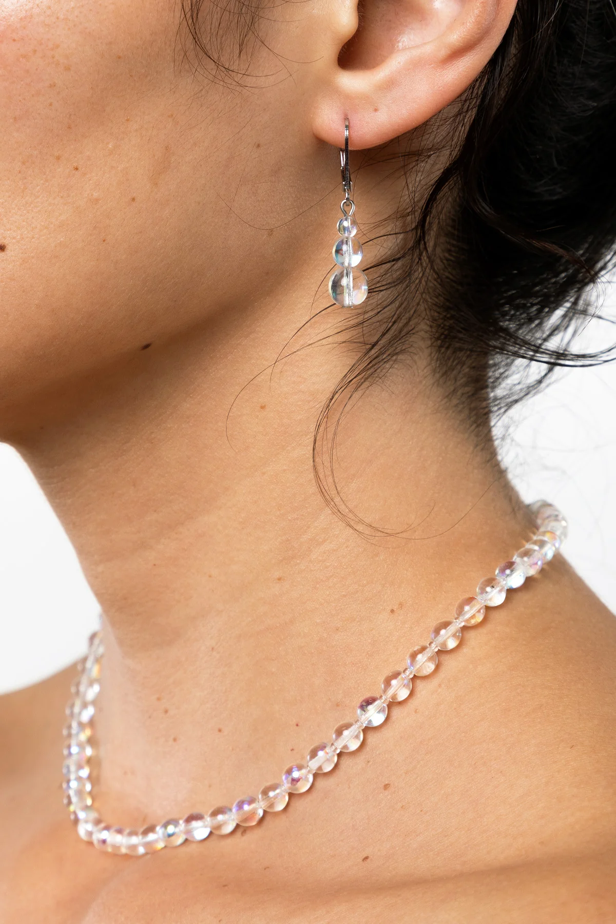 JWL6IG - 6MM Iridescent Glass Choker - Image 4
