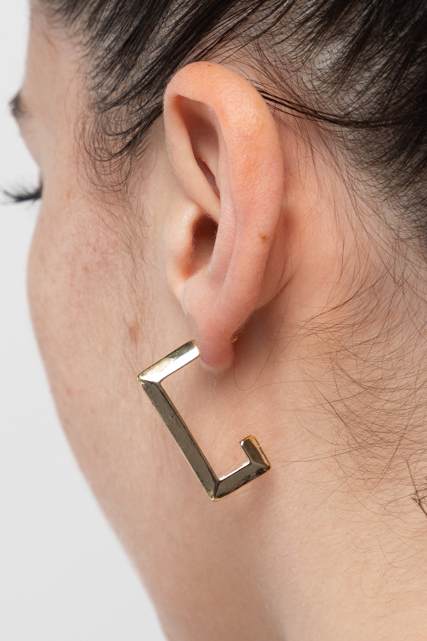 JWL772 - Square Hoop Earrings - Image 3