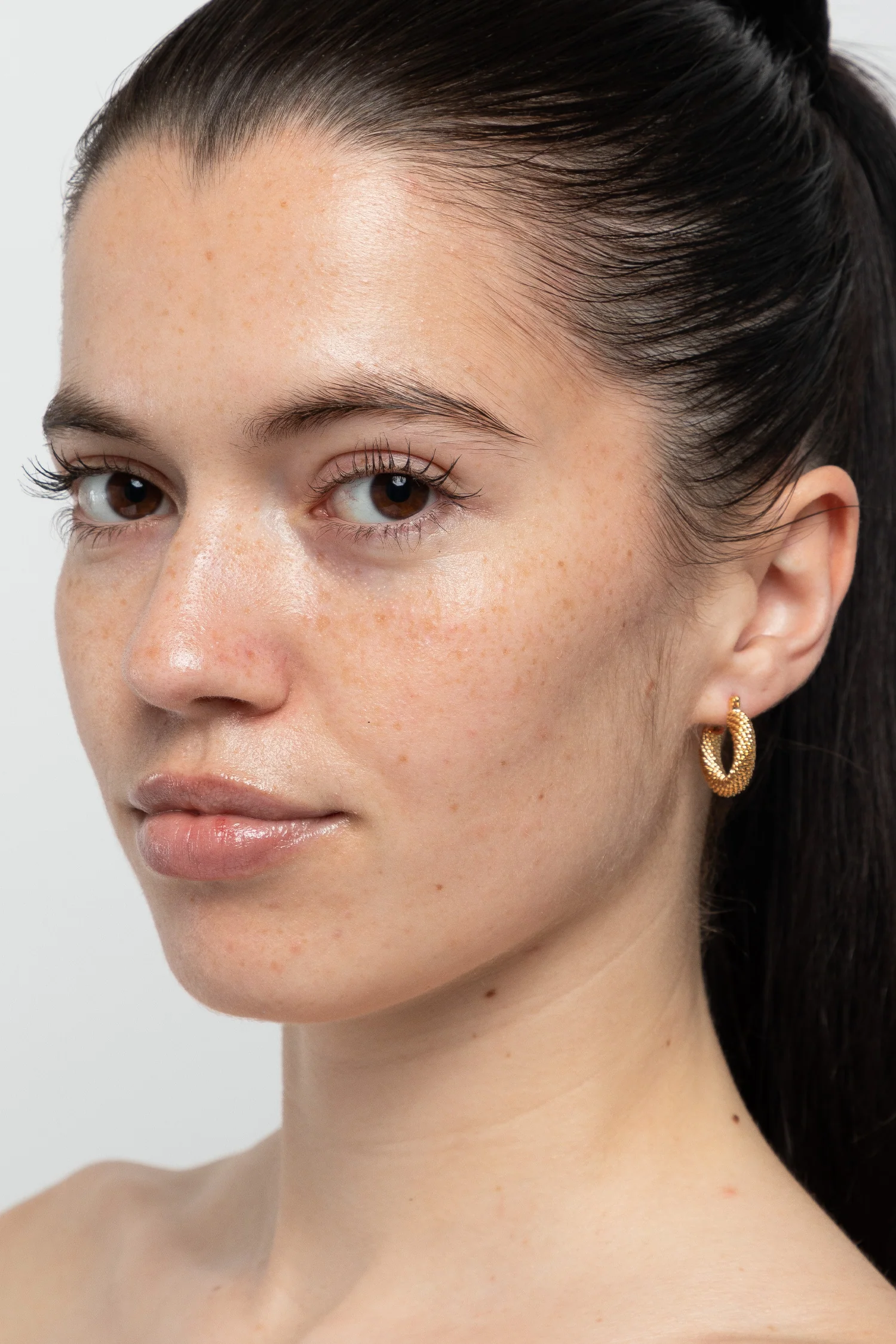 JWL834 - Thick Twisted Pincatch Earrings - Image 9