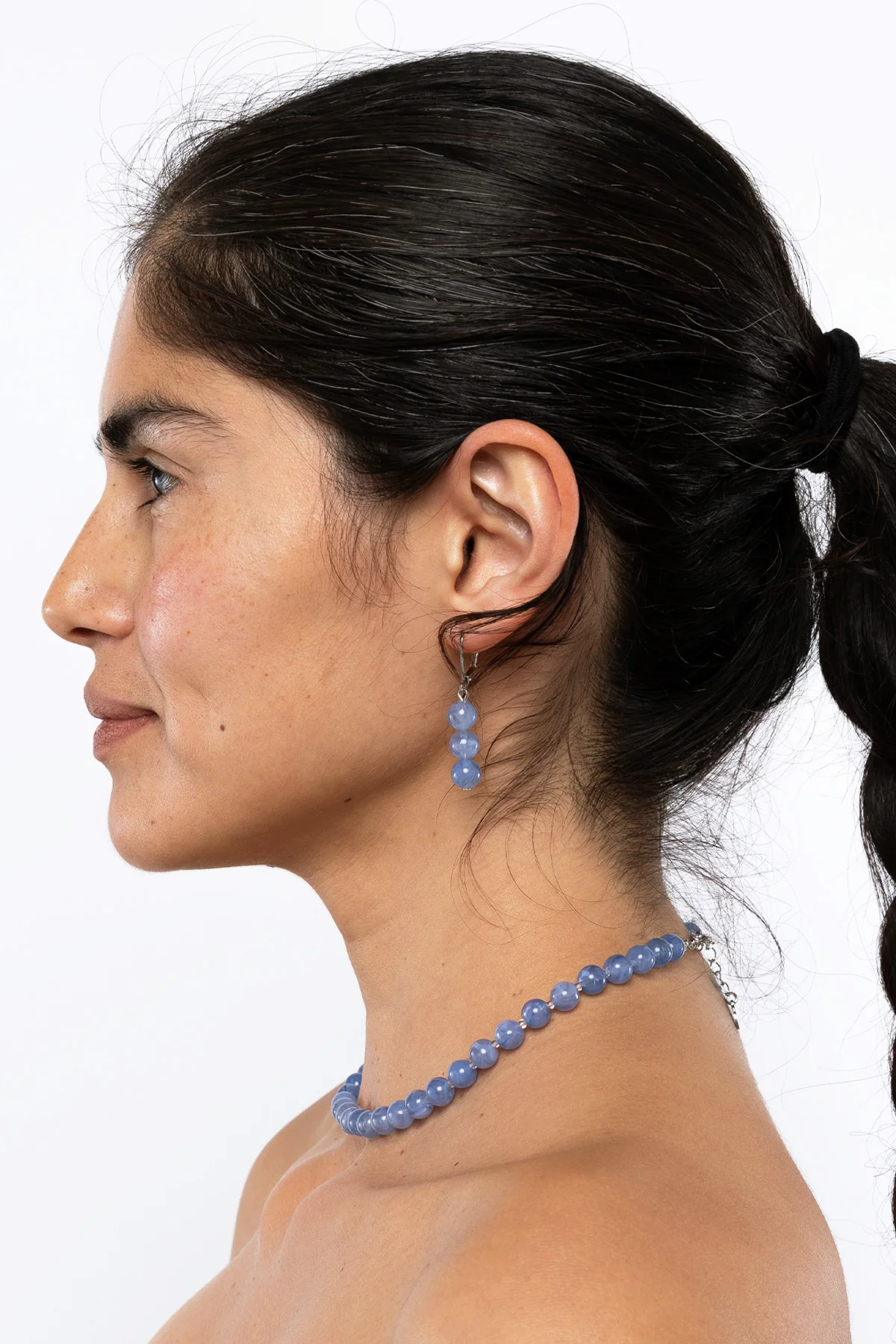 JWL8DE - 8MM Triple Beaded Drop Earrings - Image 13