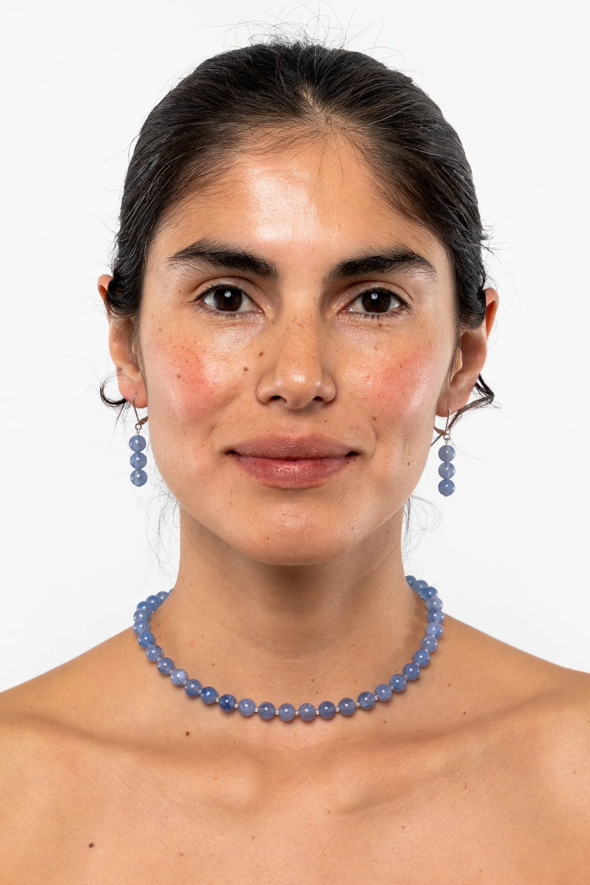 JWL8DE - 8MM Triple Beaded Drop Earrings - Image 14