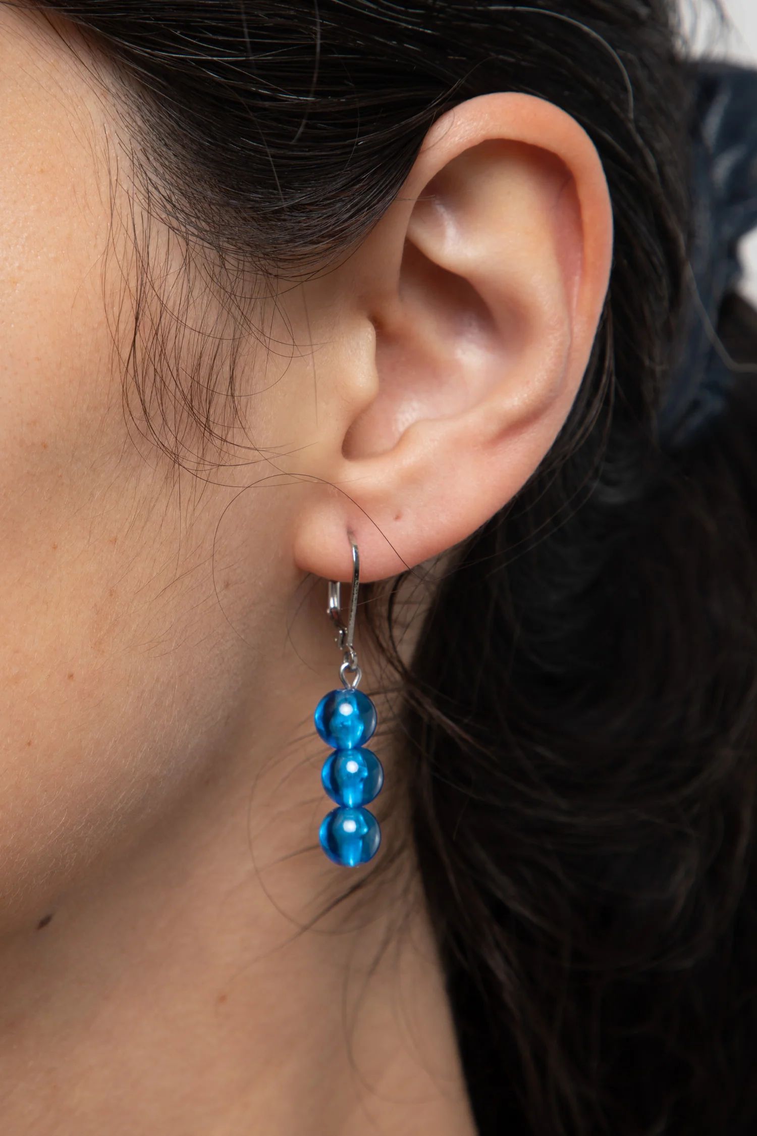 JWL8DE - 8MM Triple Beaded Drop Earrings - Image 15