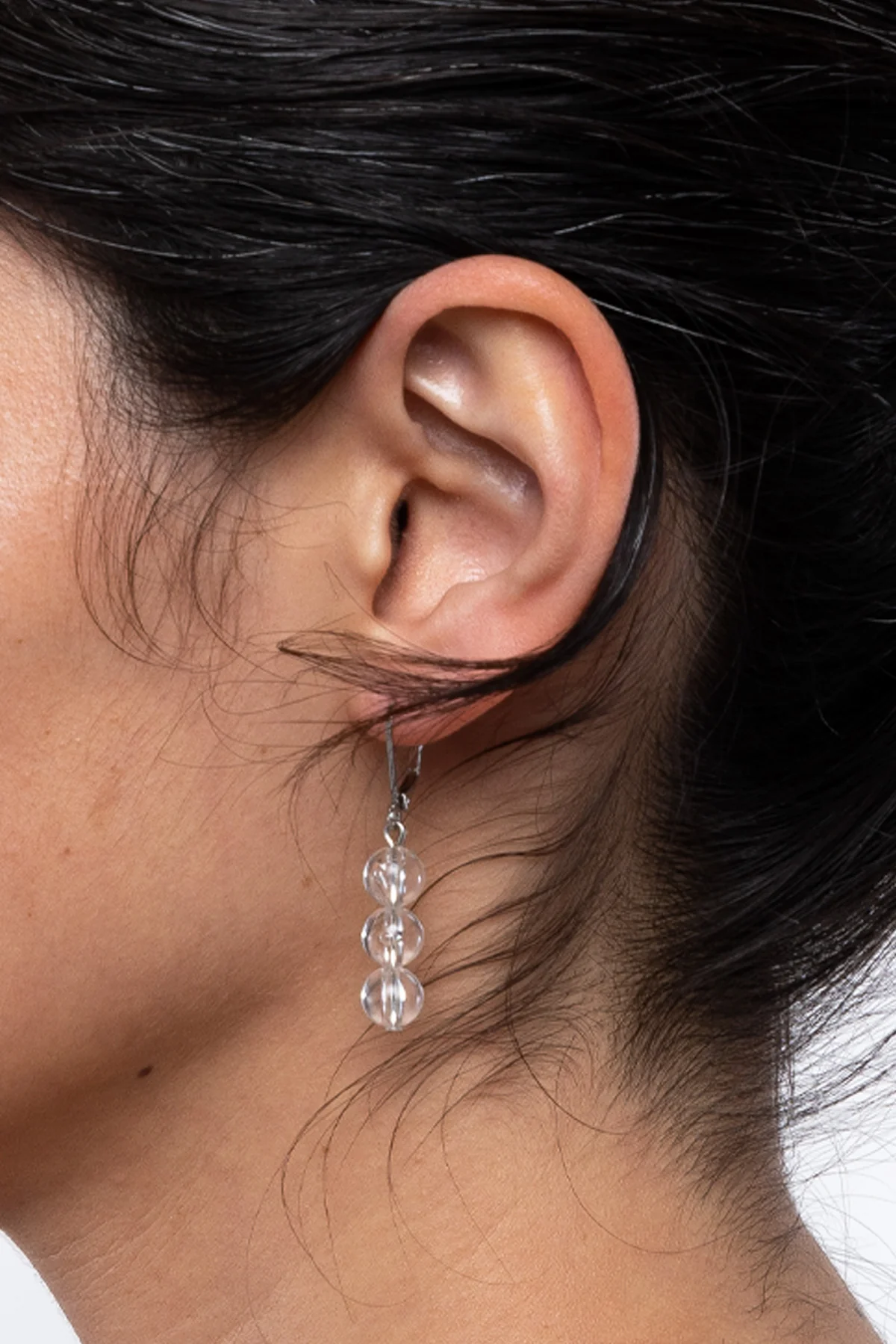 JWL8DE - 8MM Triple Beaded Drop Earrings - Image 7