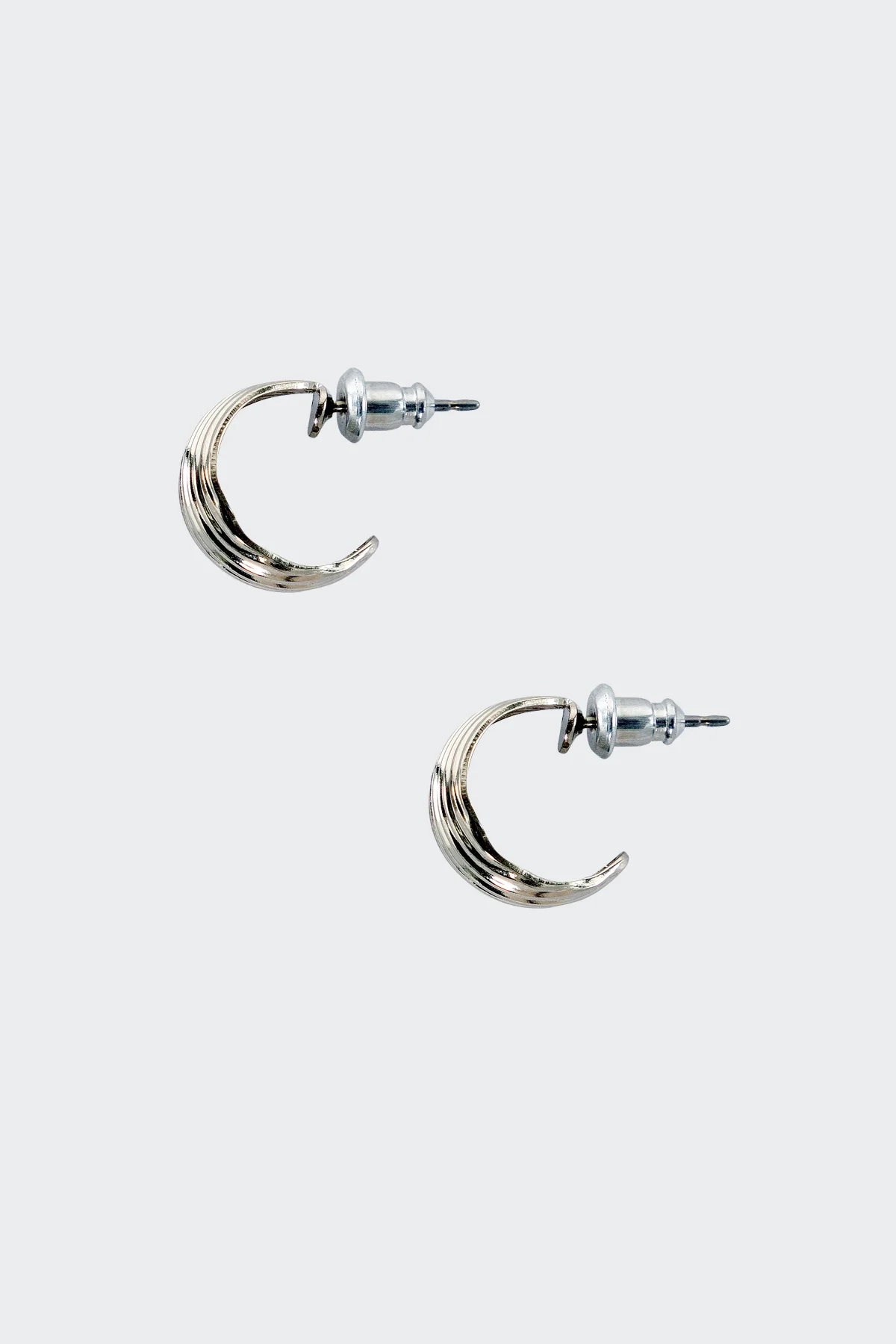 JWLMR - Mini Ridge Hoop Earrings - Image 12