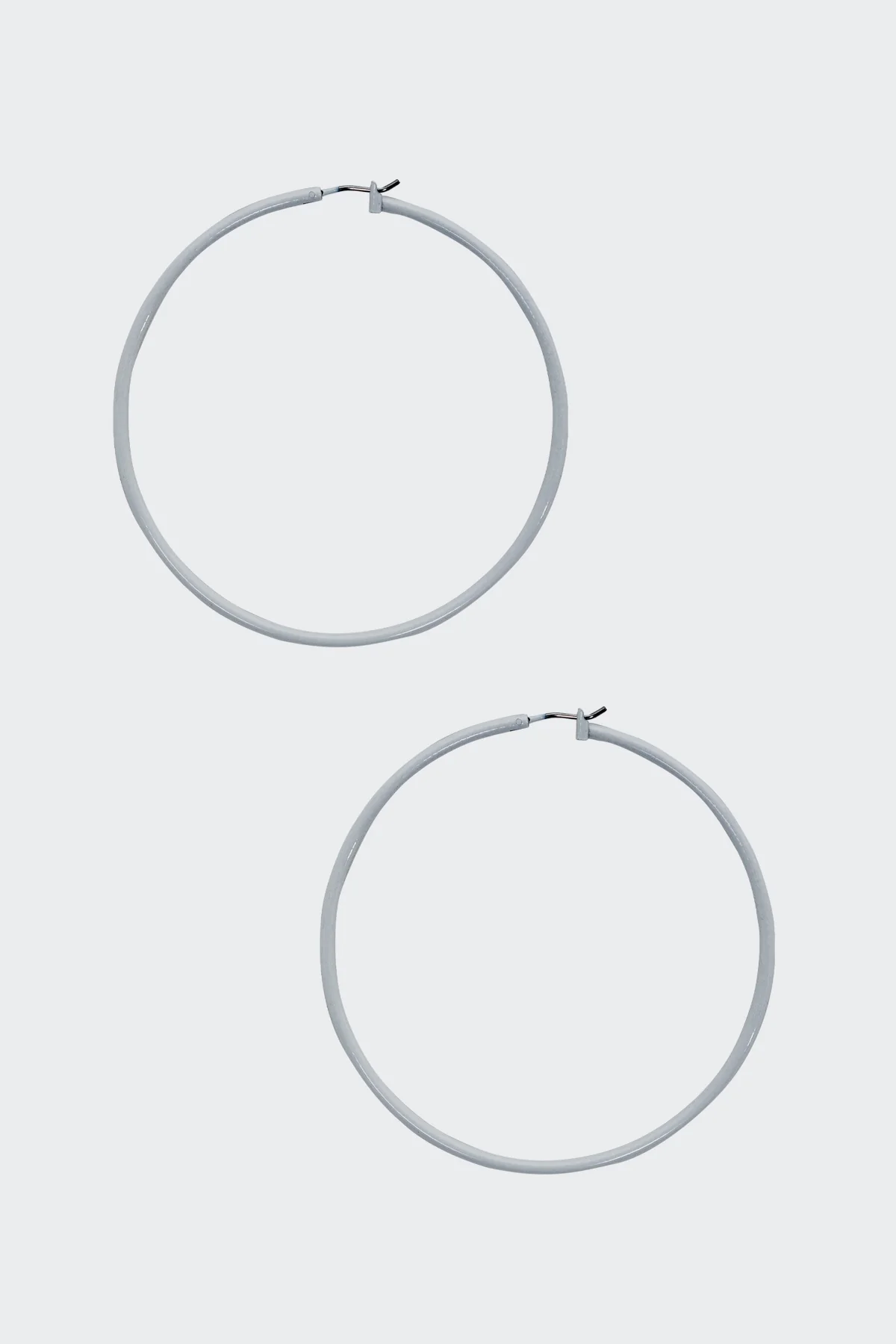 JWLNHE - Neon Yellow Hoop Earrings - Image 4
