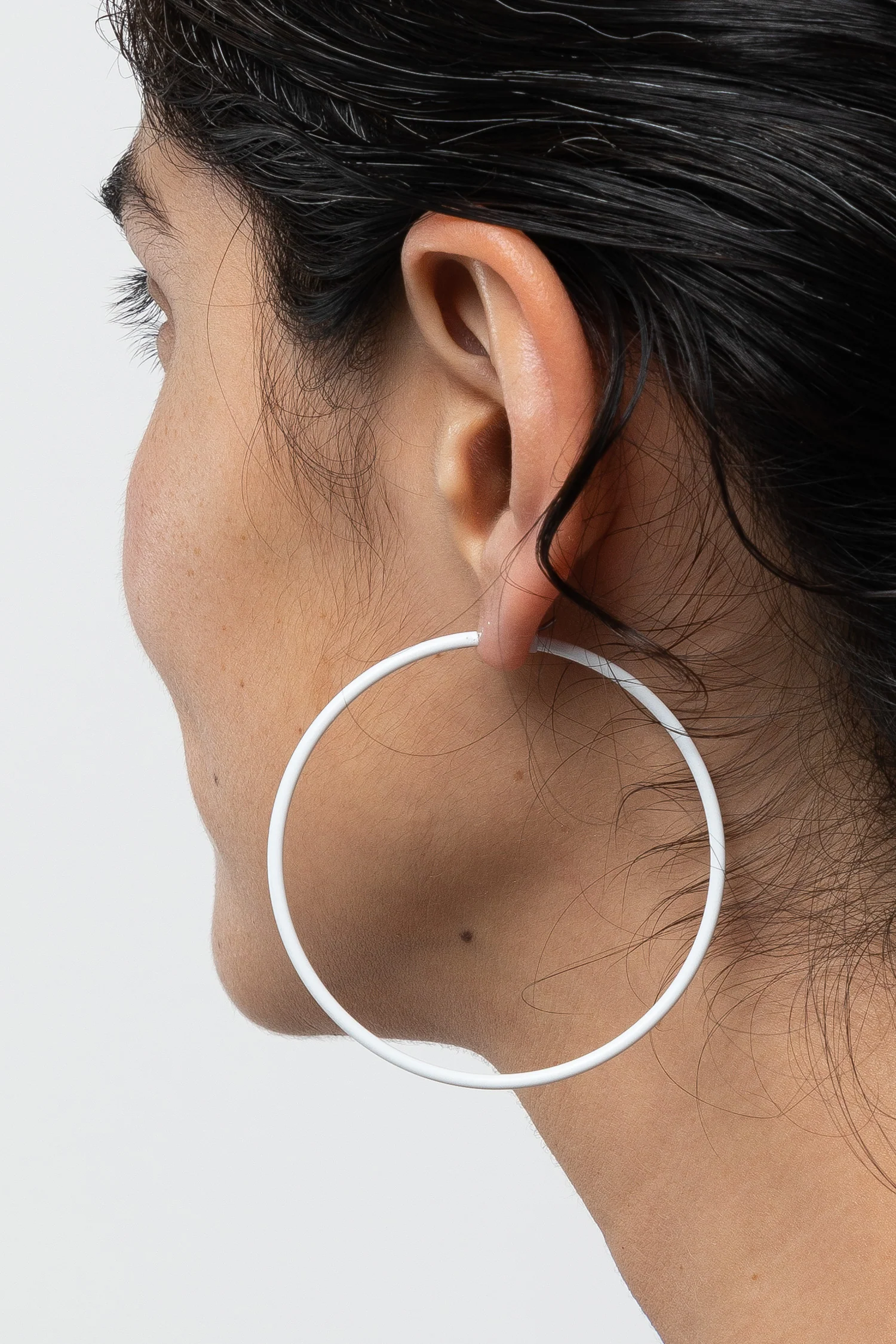 JWLNHE - Neon Yellow Hoop Earrings - Image 6
