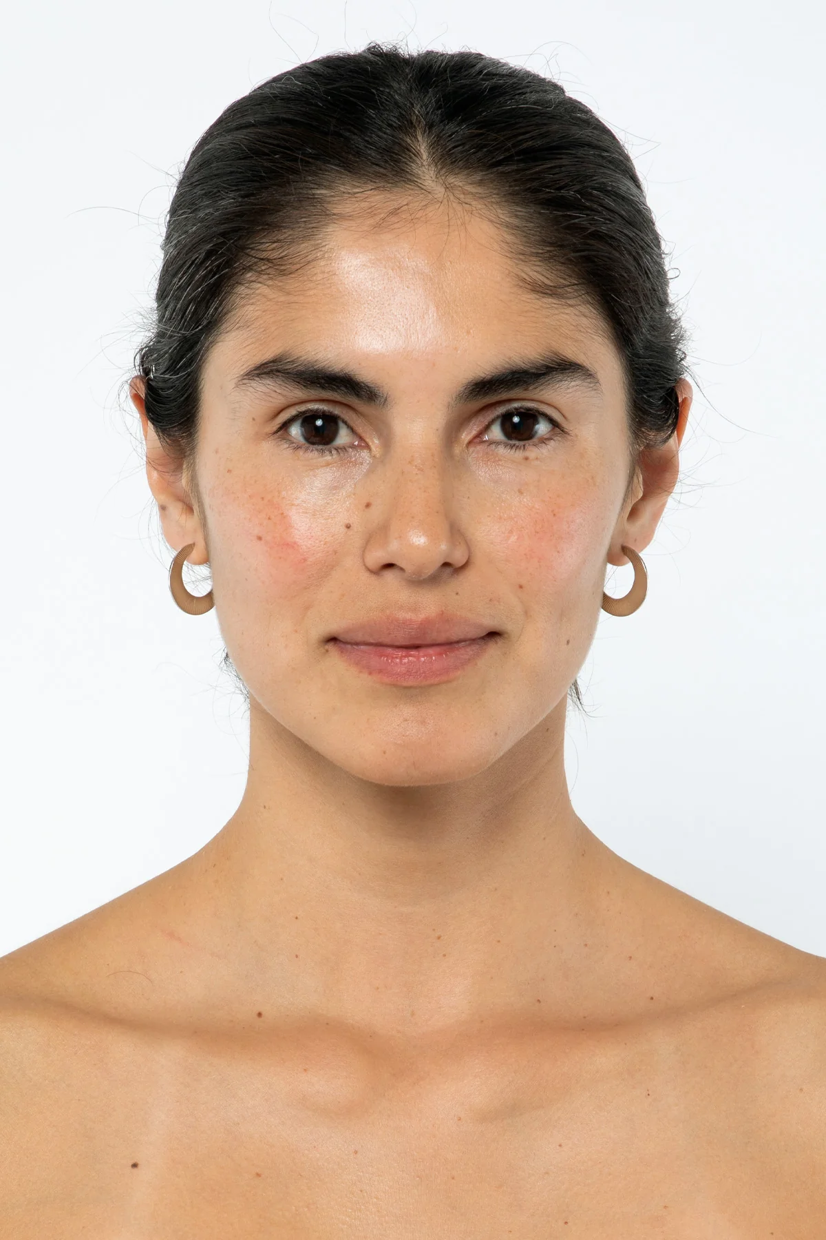 JWLSM - Small Moon Hoop Earrings - Image 3