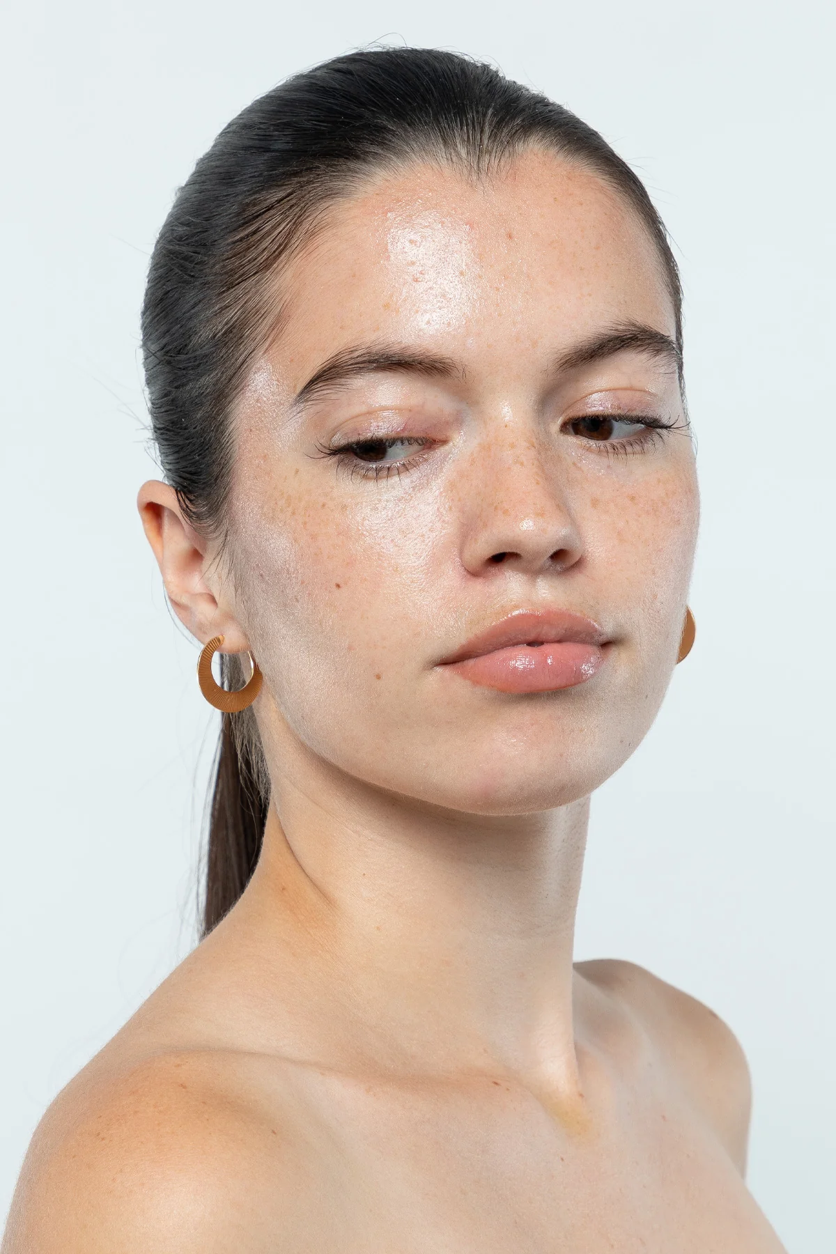 JWLSM - Small Moon Hoop Earrings - Image 7