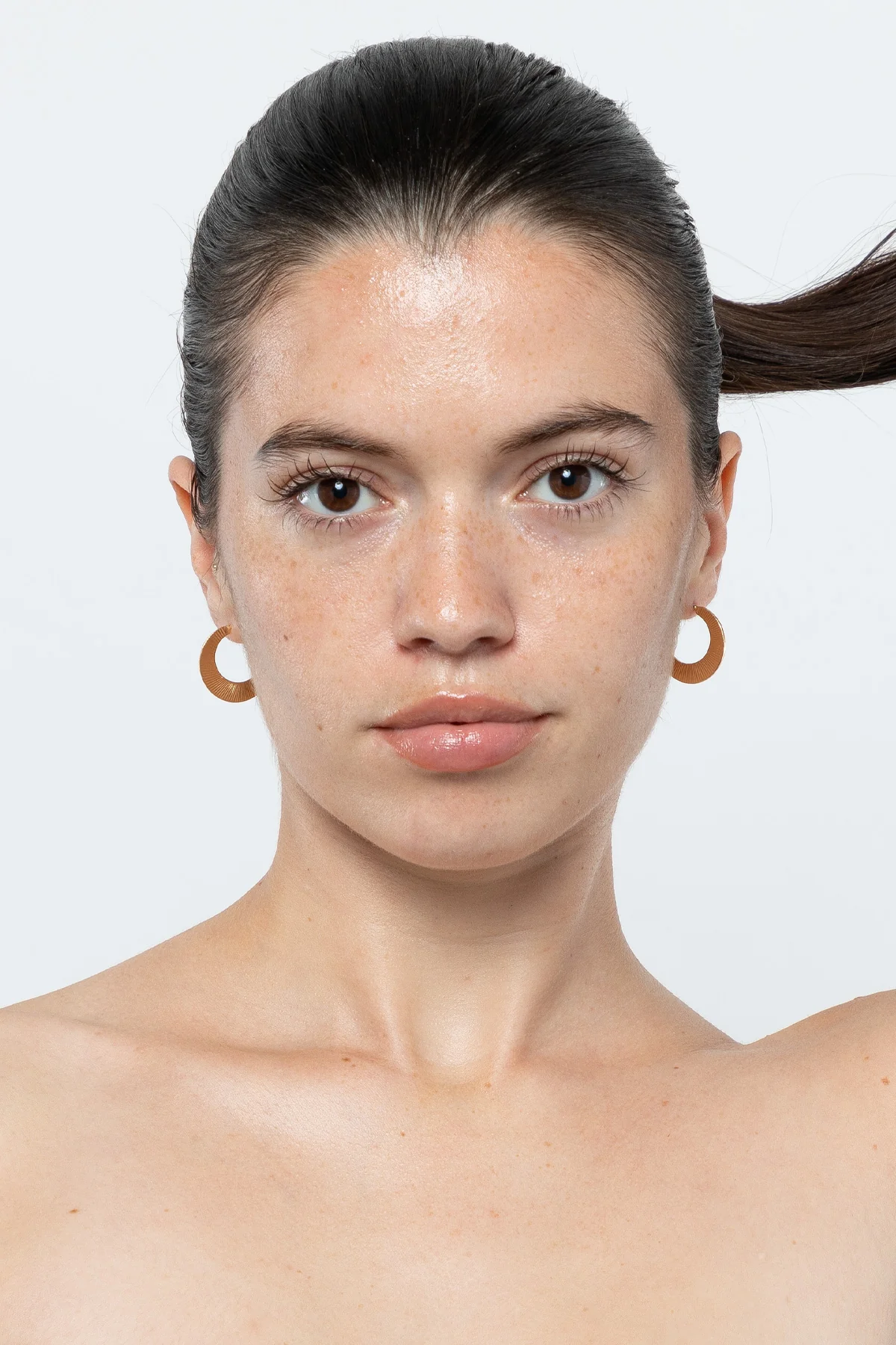 JWLSM - Small Moon Hoop Earrings - Image 9