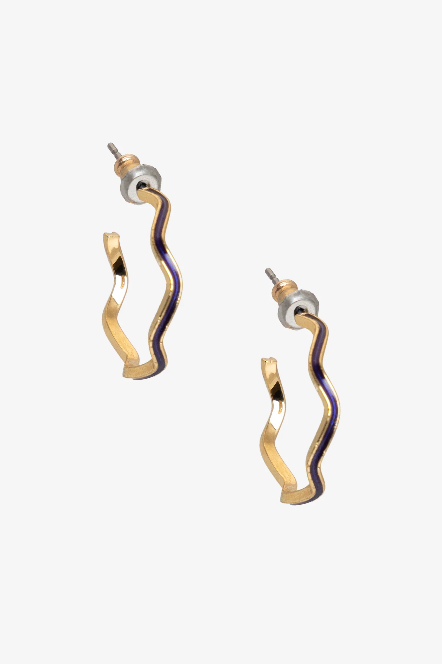JWLWEH - Wavy Enameled Hoop Earrings - Image 32