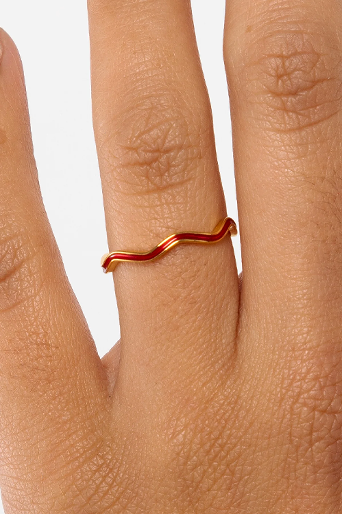 JWLWER - Wavy Enameled Stacking Ring - Image 23