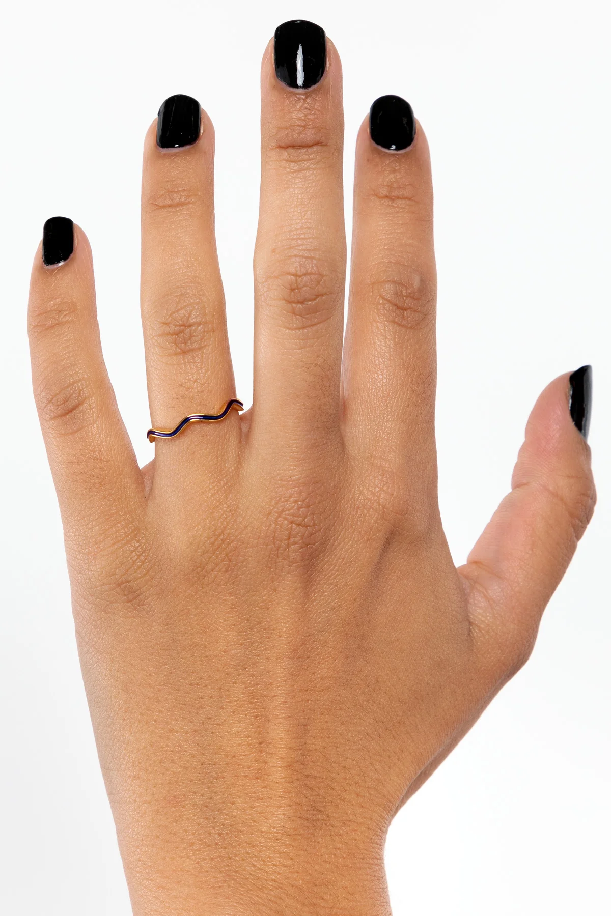 JWLWER - Wavy Enameled Stacking Ring - Image 26