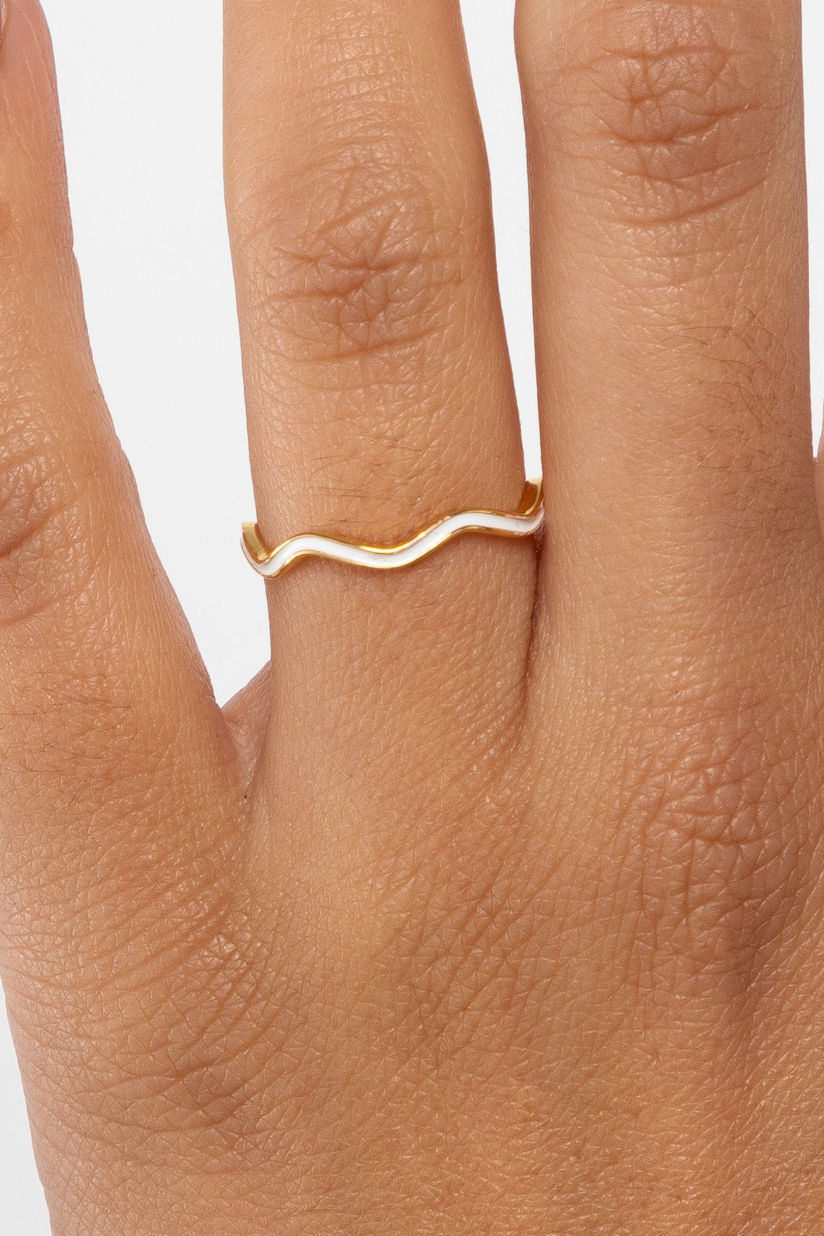JWLWER - Wavy Enameled Stacking Ring - Image 8