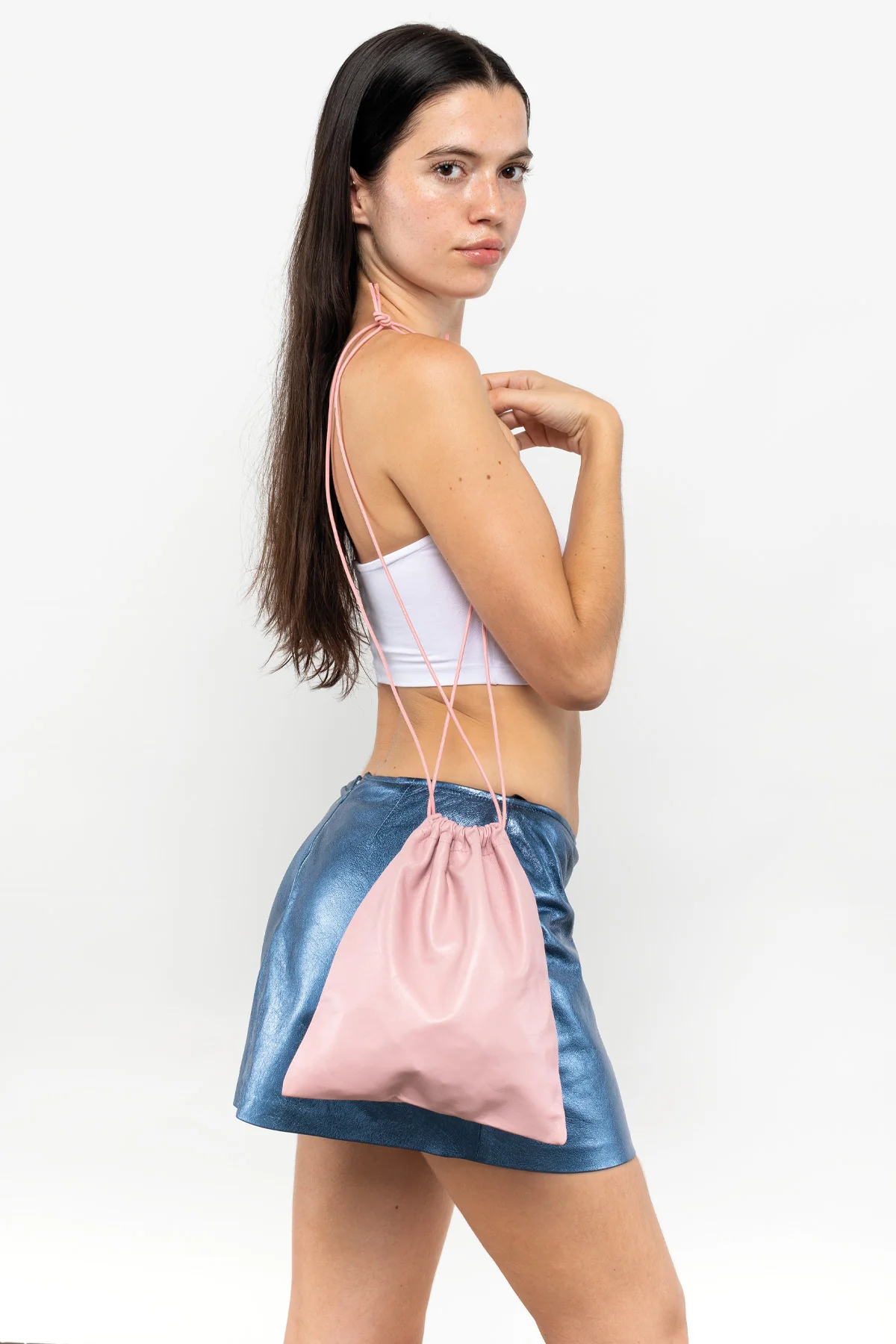 LMBLTR001 - Lambskin Drawstring Bag - Image 30