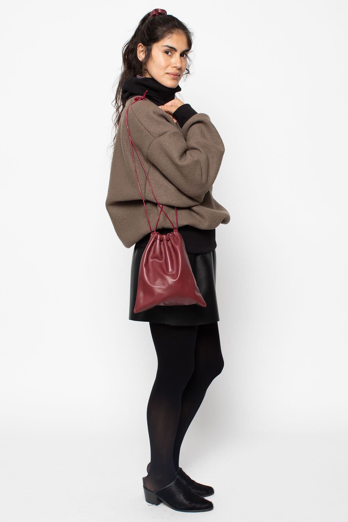 LMBLTR001 - Lambskin Drawstring Bag - Image 6