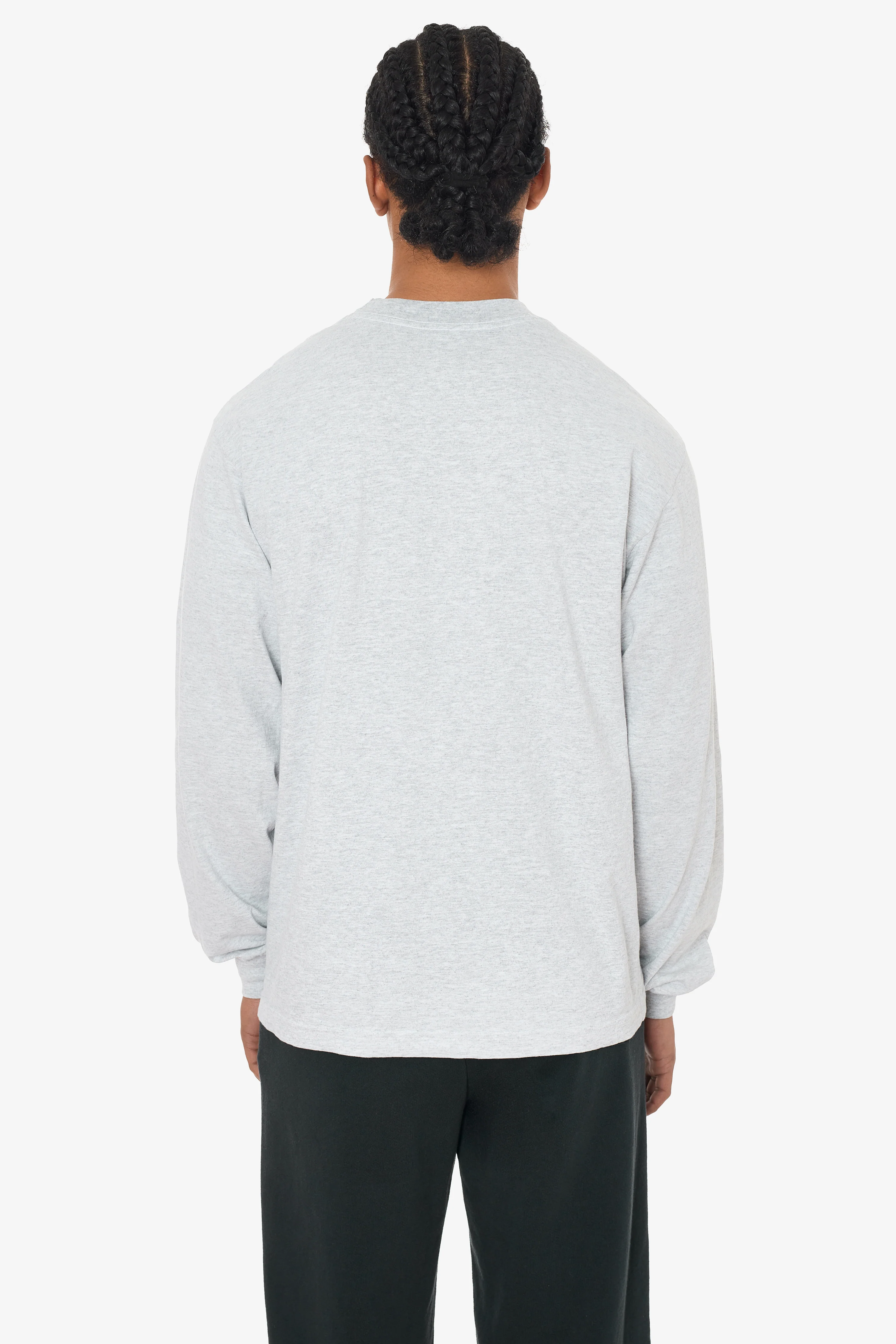 1807GD - 6.5oz Long Sleeve Garment Dye Crew Neck T-Shirt - Image 12