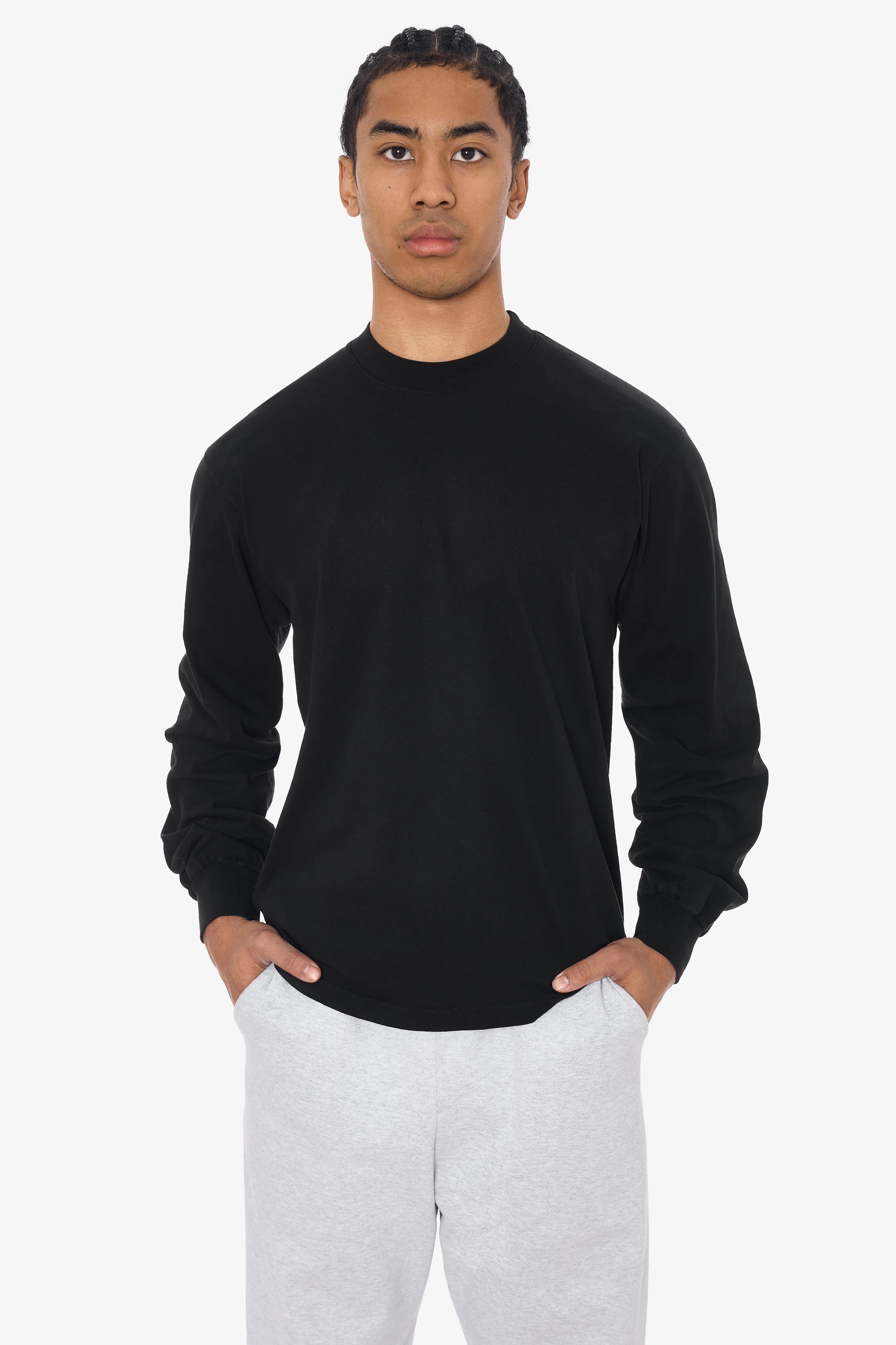 1807GD - 6.5oz Long Sleeve Garment Dye Crew Neck T-Shirt - Image 13