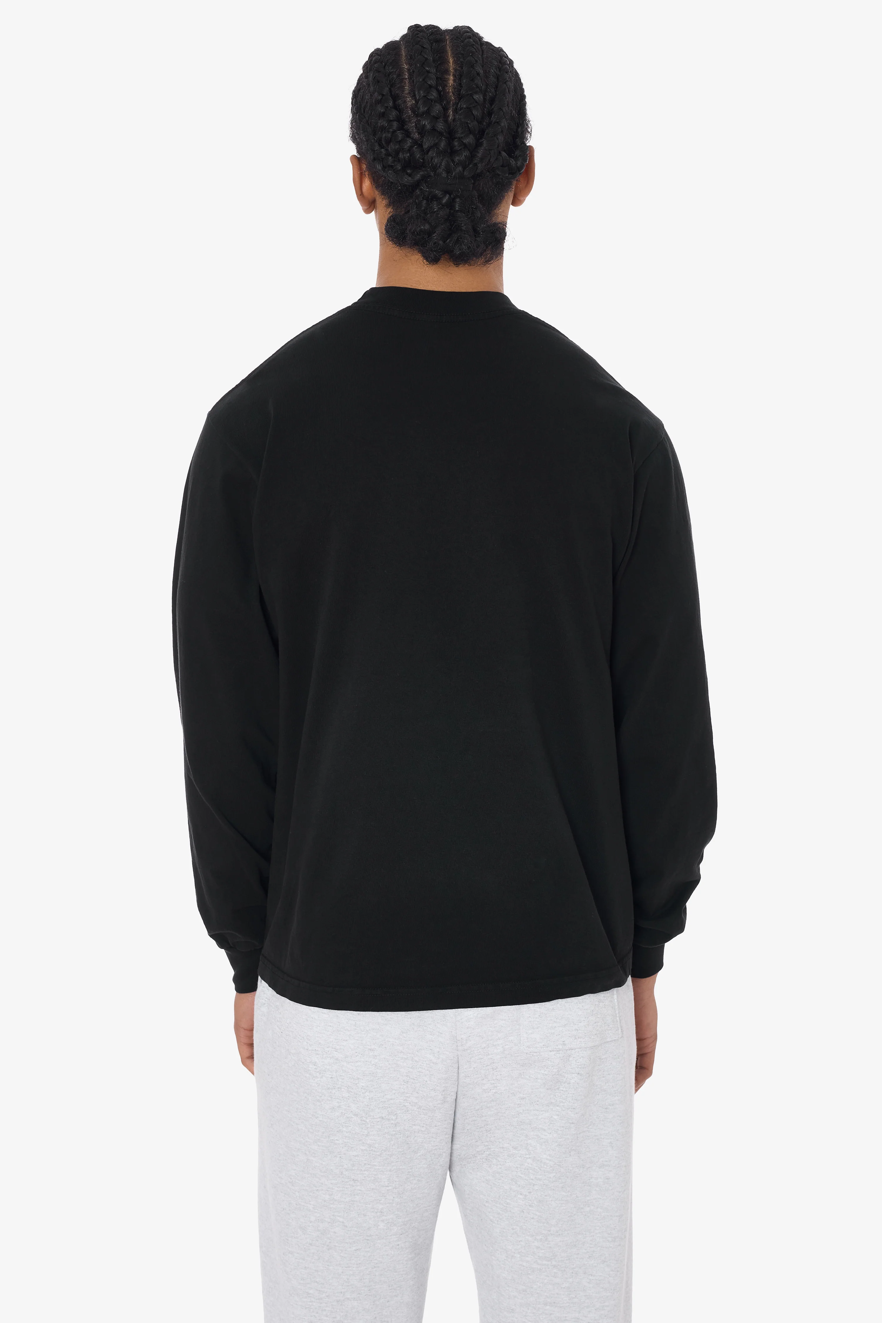 1807GD - 6.5oz Long Sleeve Garment Dye Crew Neck T-Shirt - Image 14