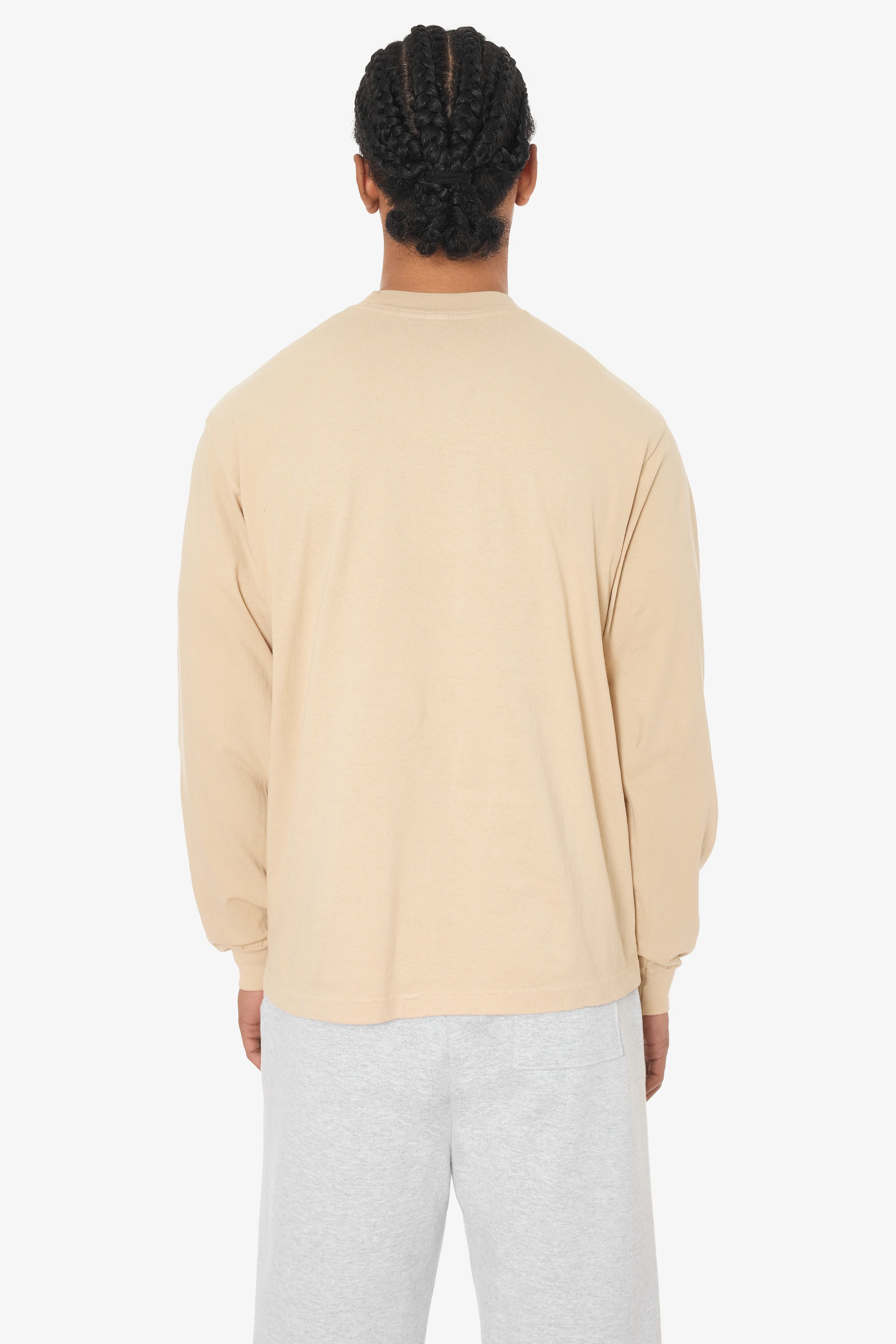 1807GD - 6.5oz Long Sleeve Garment Dye Crew Neck T-Shirt - Image 18