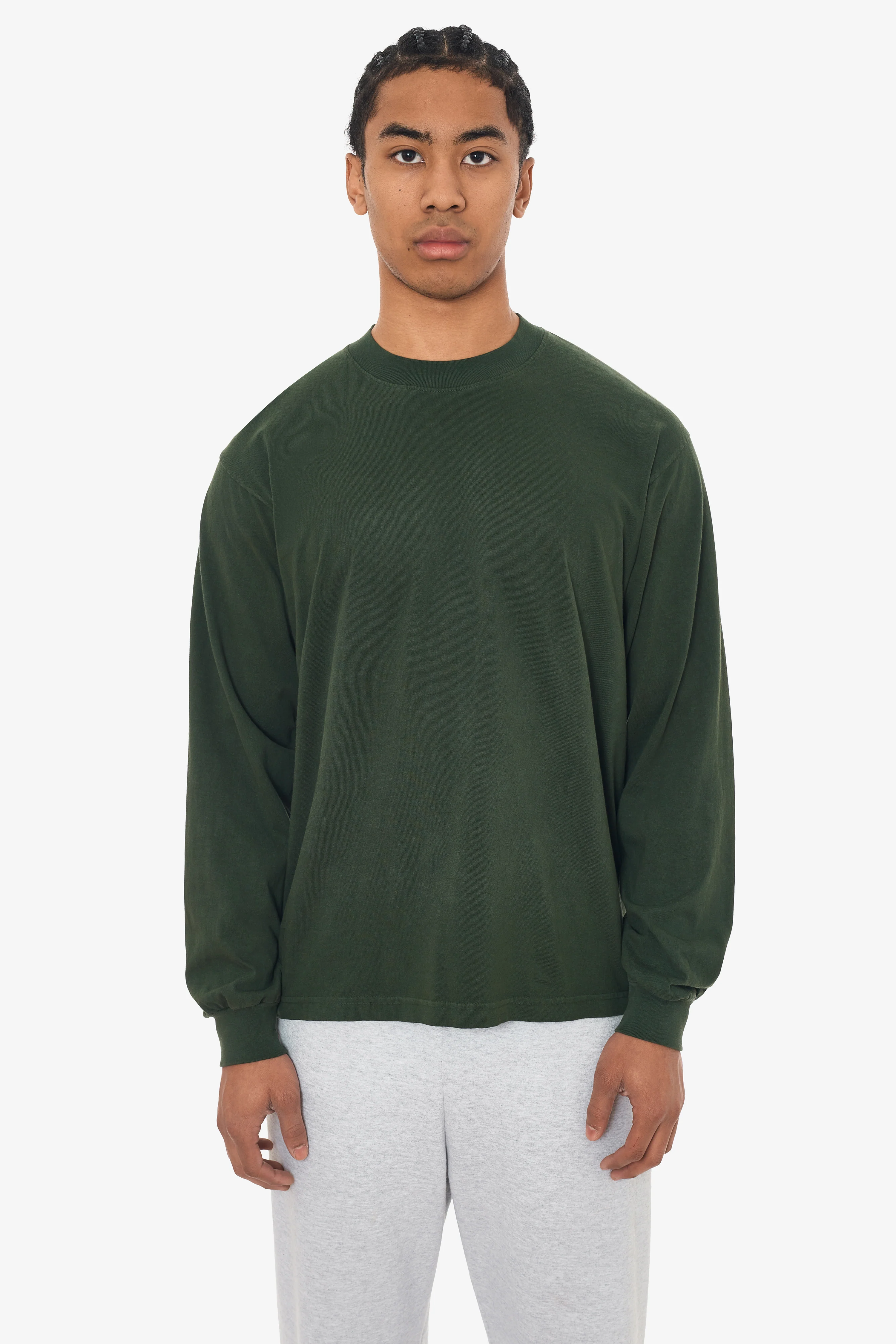 1807GD - 6.5oz Long Sleeve Garment Dye Crew Neck T-Shirt - Image 2