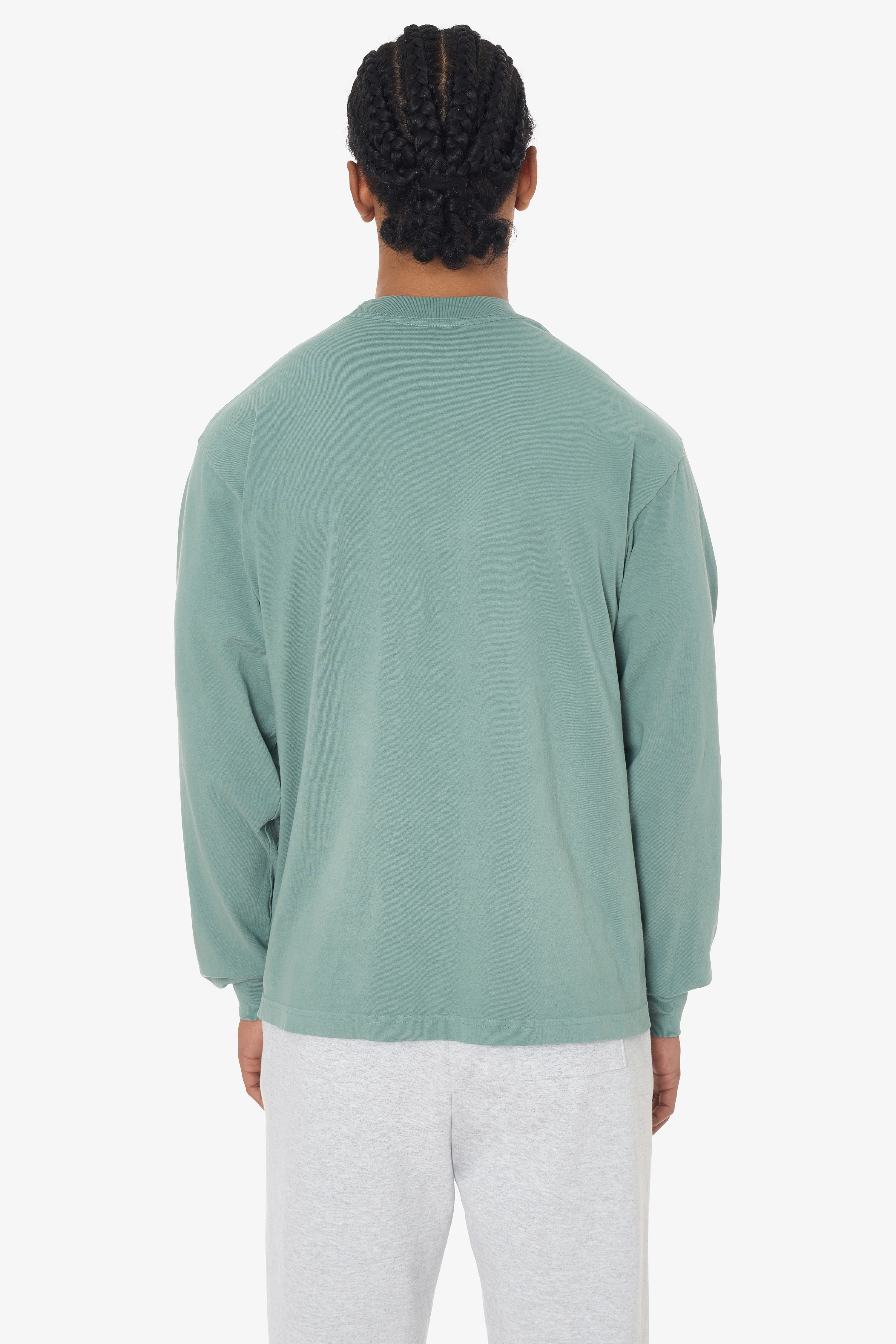 1807GD - 6.5oz Long Sleeve Garment Dye Crew Neck T-Shirt - Image 22
