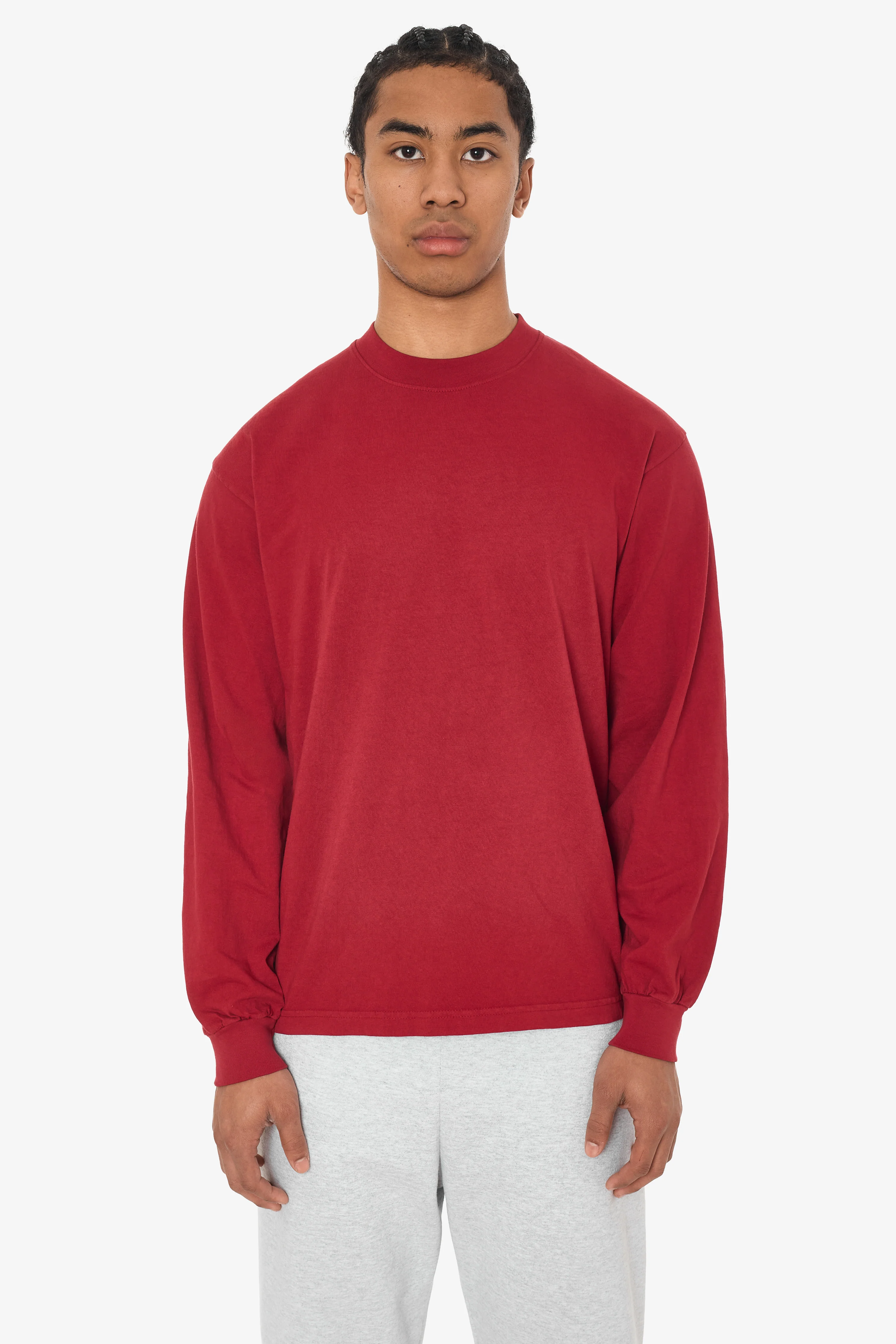 1807GD - 6.5oz Long Sleeve Garment Dye Crew Neck T-Shirt - Image 23