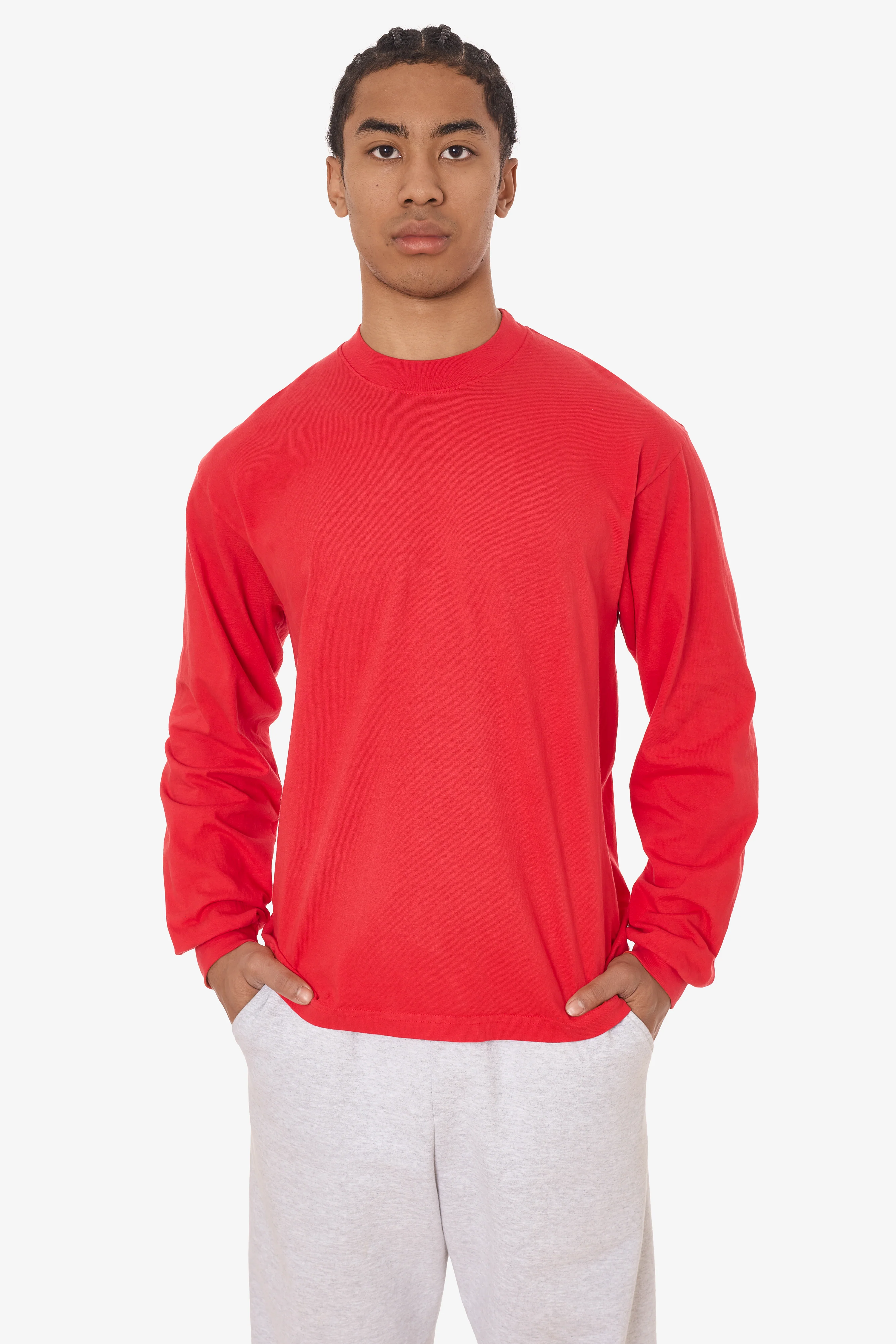 1807GD - 6.5oz Long Sleeve Garment Dye Crew Neck T-Shirt - Image 26