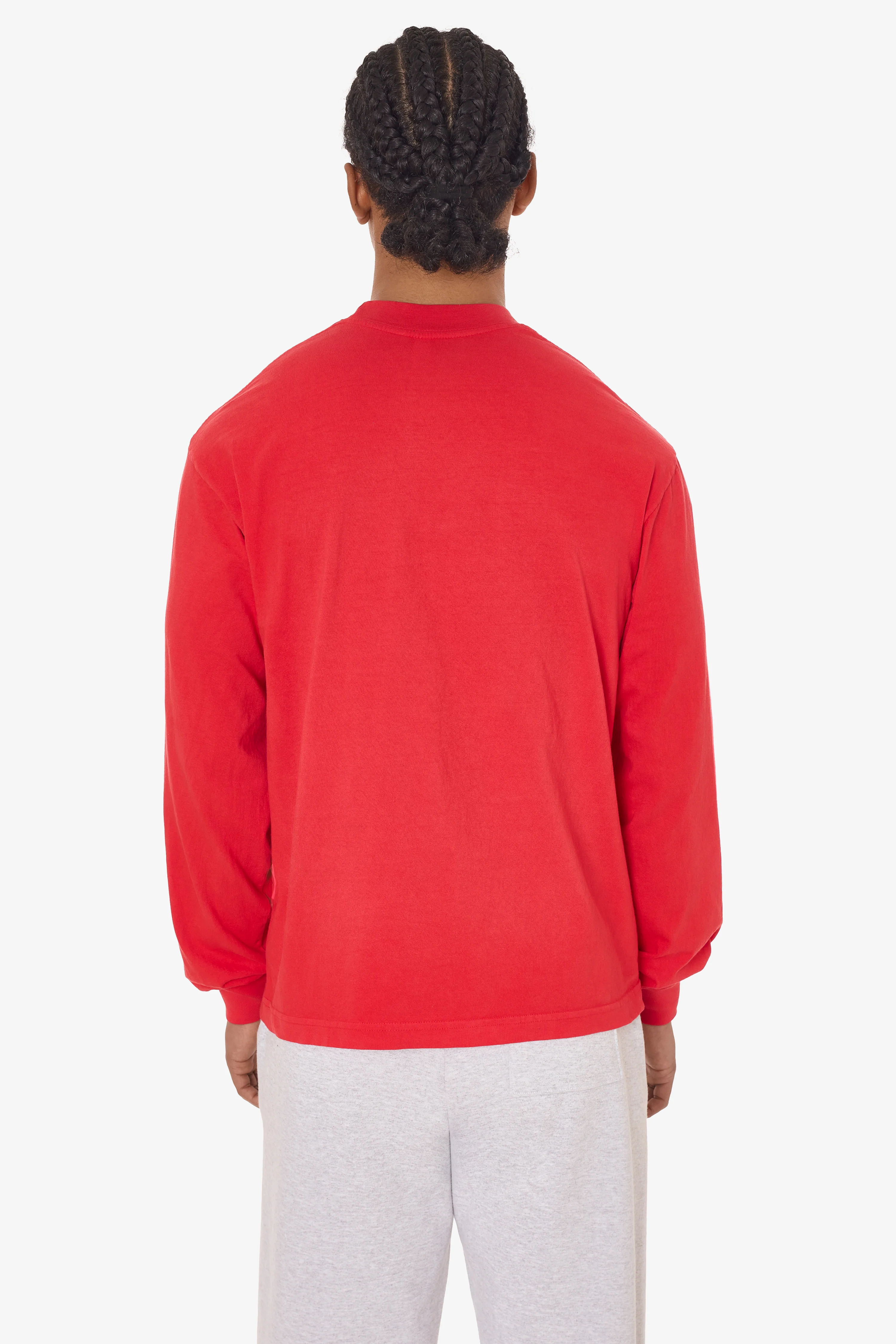 1807GD - 6.5oz Long Sleeve Garment Dye Crew Neck T-Shirt - Image 27