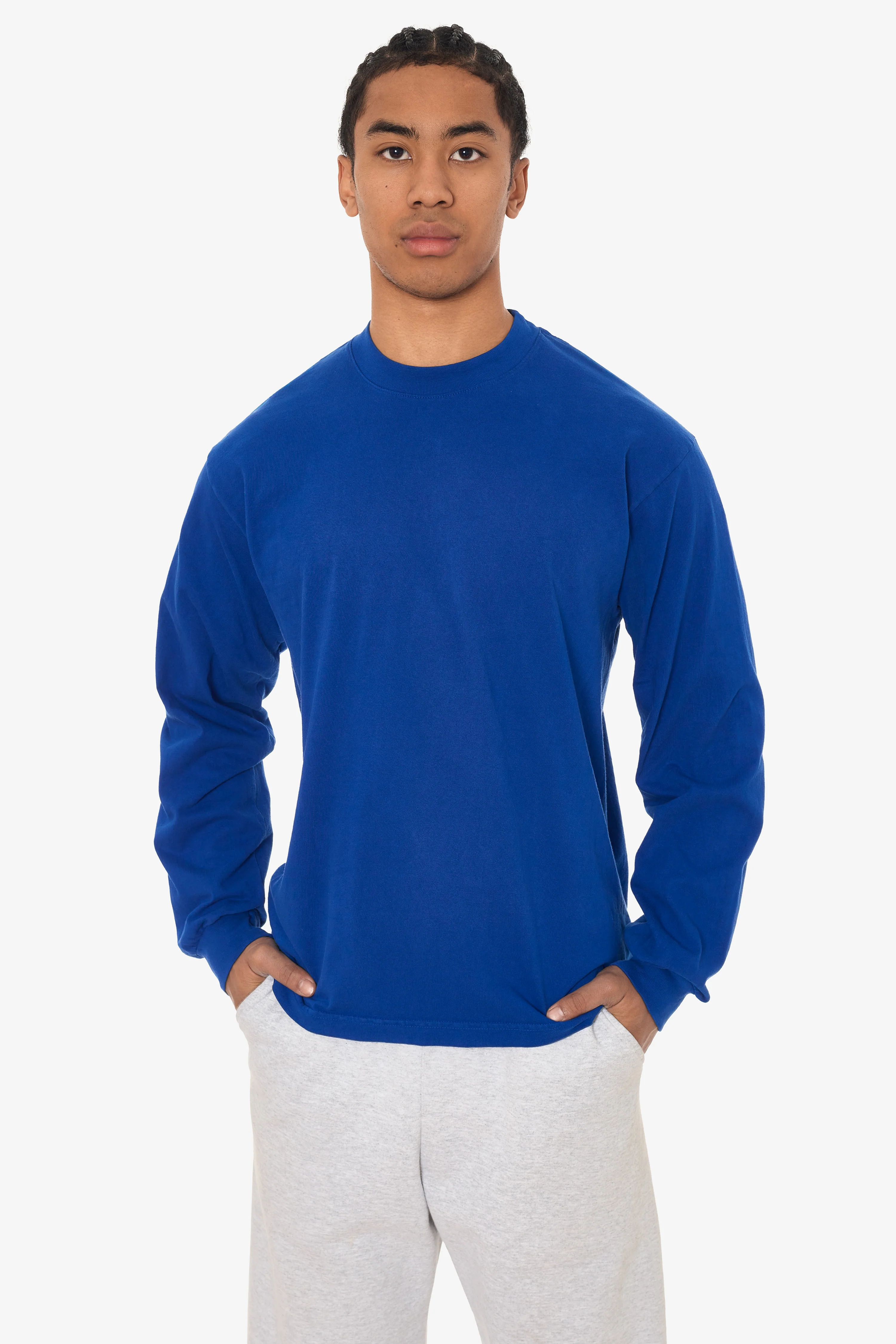 1807GD - 6.5oz Long Sleeve Garment Dye Crew Neck T-Shirt - Image 28