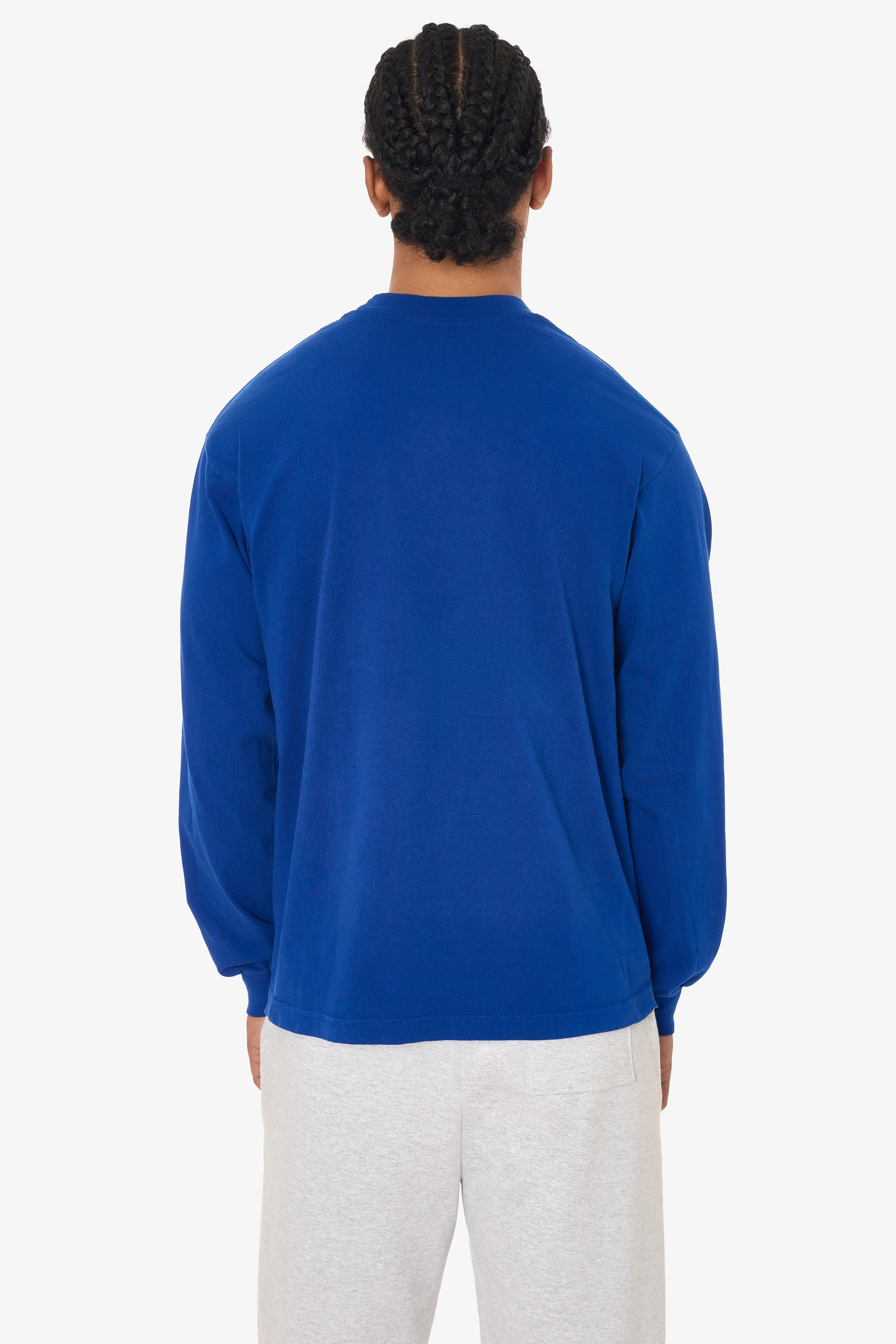 1807GD - 6.5oz Long Sleeve Garment Dye Crew Neck T-Shirt - Image 30