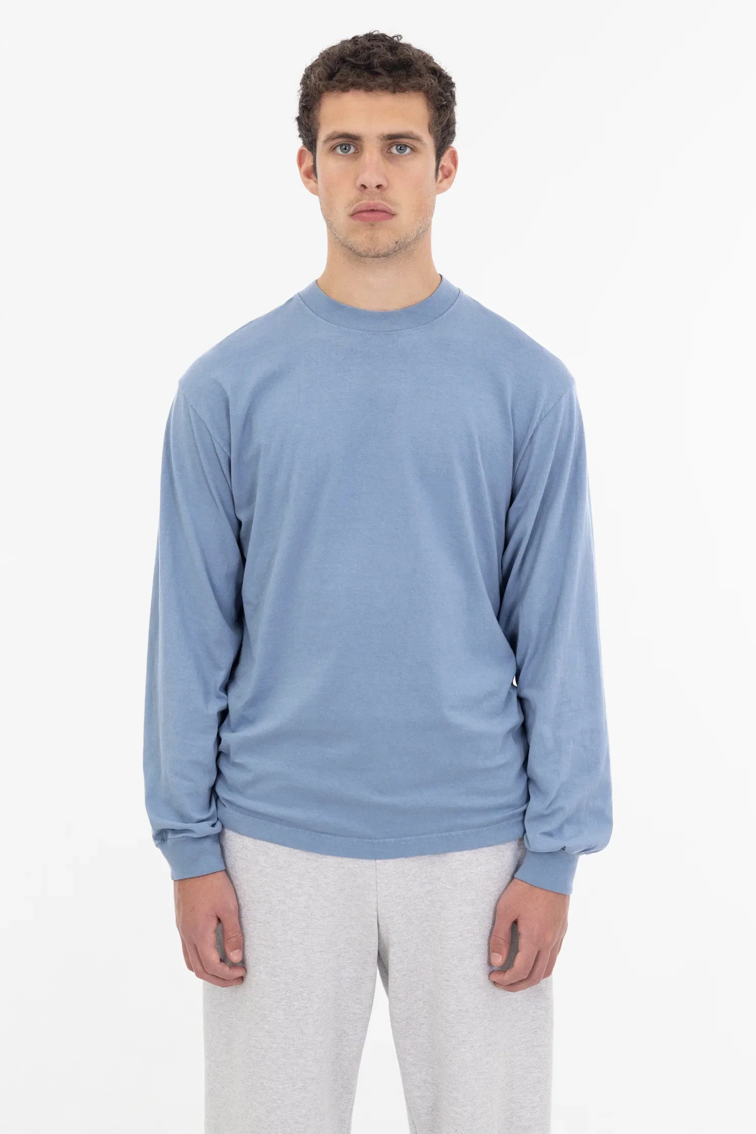 1807GD - 6.5oz Long Sleeve Garment Dye Crew Neck T-Shirt - Image 31