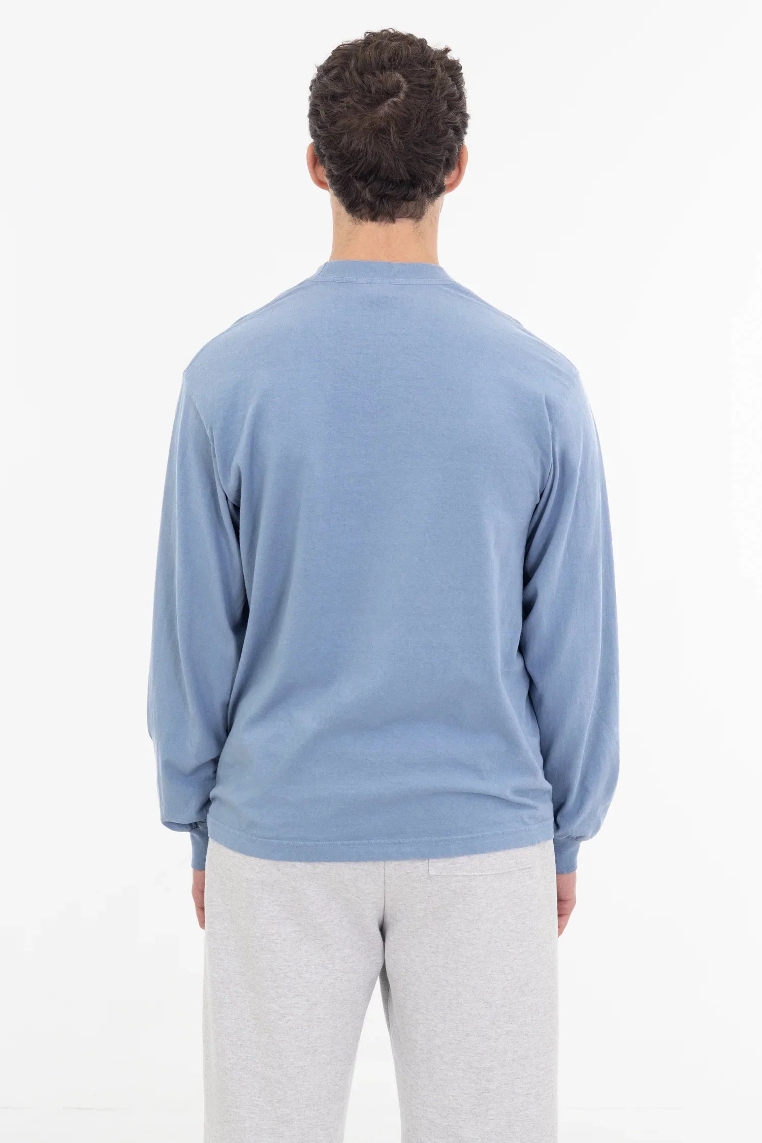 1807GD - 6.5oz Long Sleeve Garment Dye Crew Neck T-Shirt - Image 32