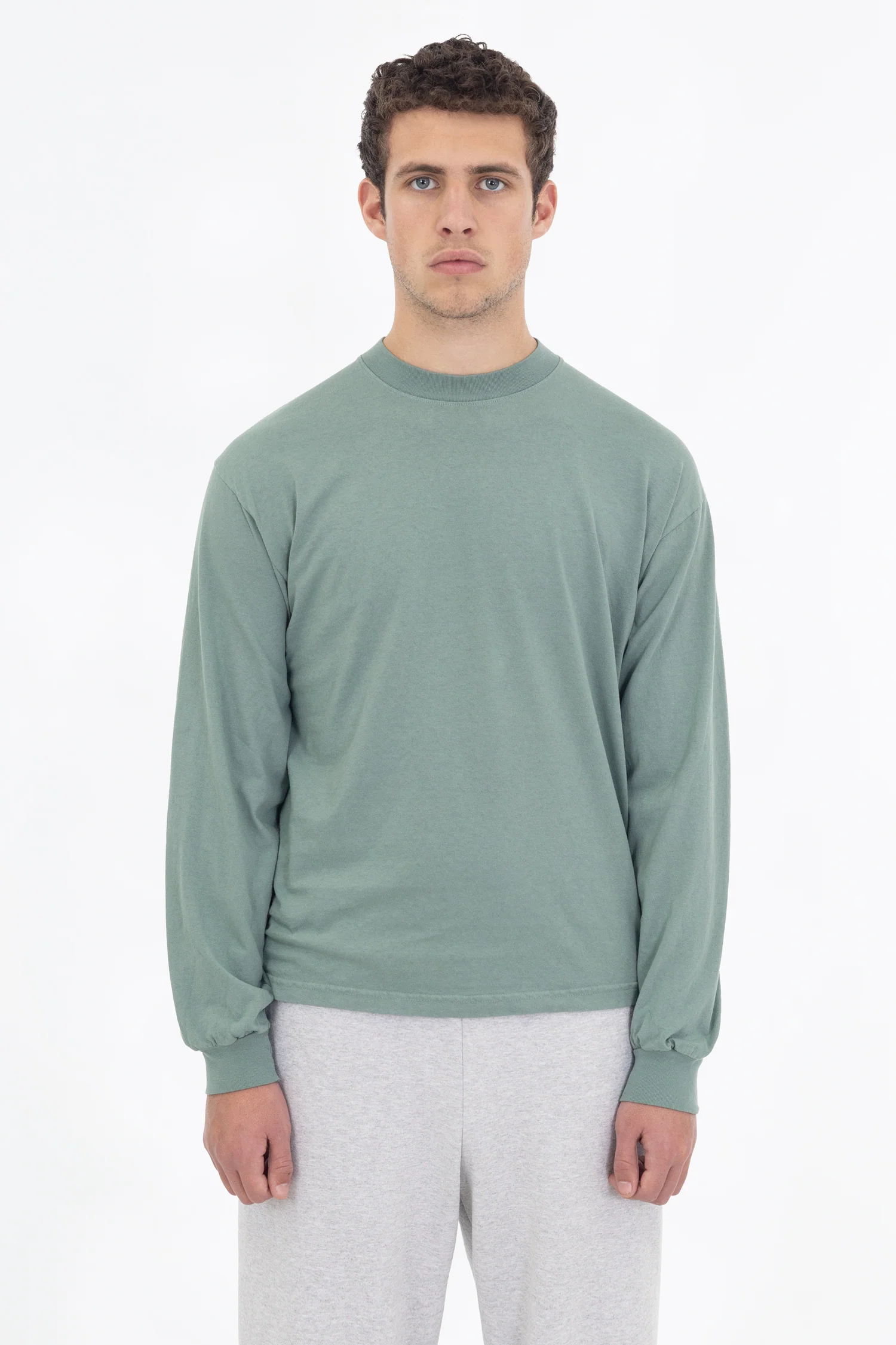 1807GD - 6.5oz Long Sleeve Garment Dye Crew Neck T-Shirt - Image 33