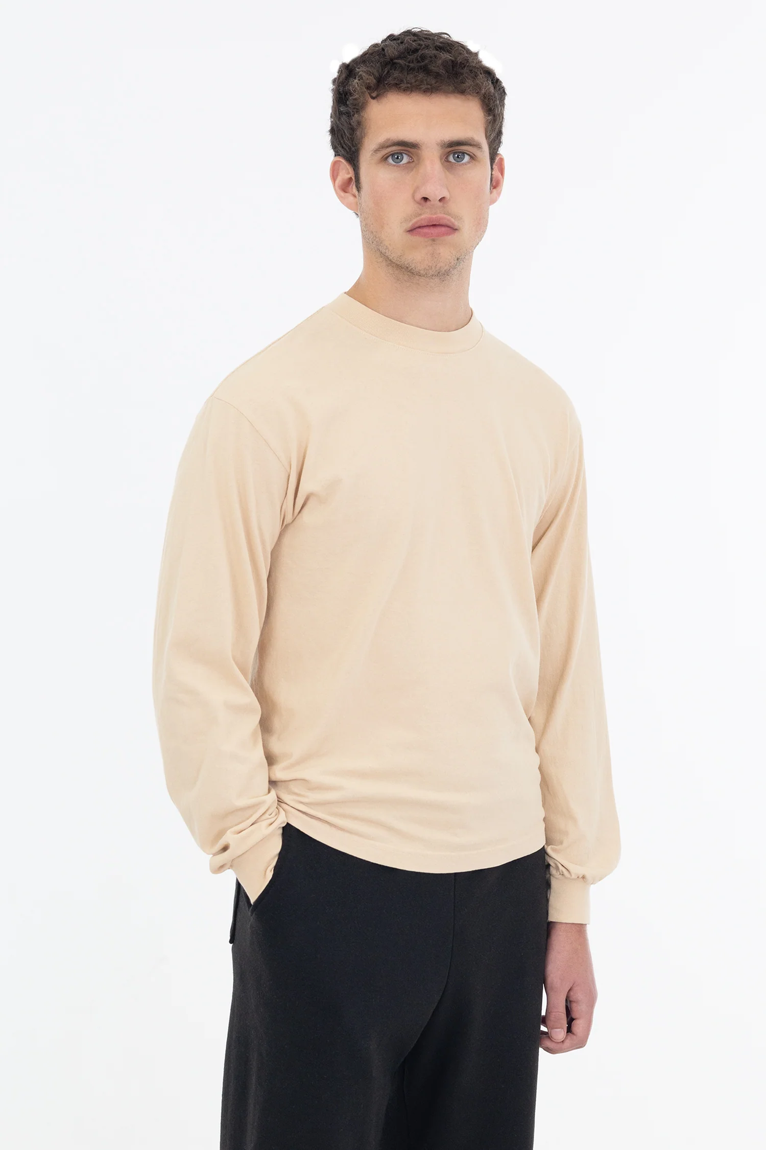 1807GD - 6.5oz Long Sleeve Garment Dye Crew Neck T-Shirt - Image 34