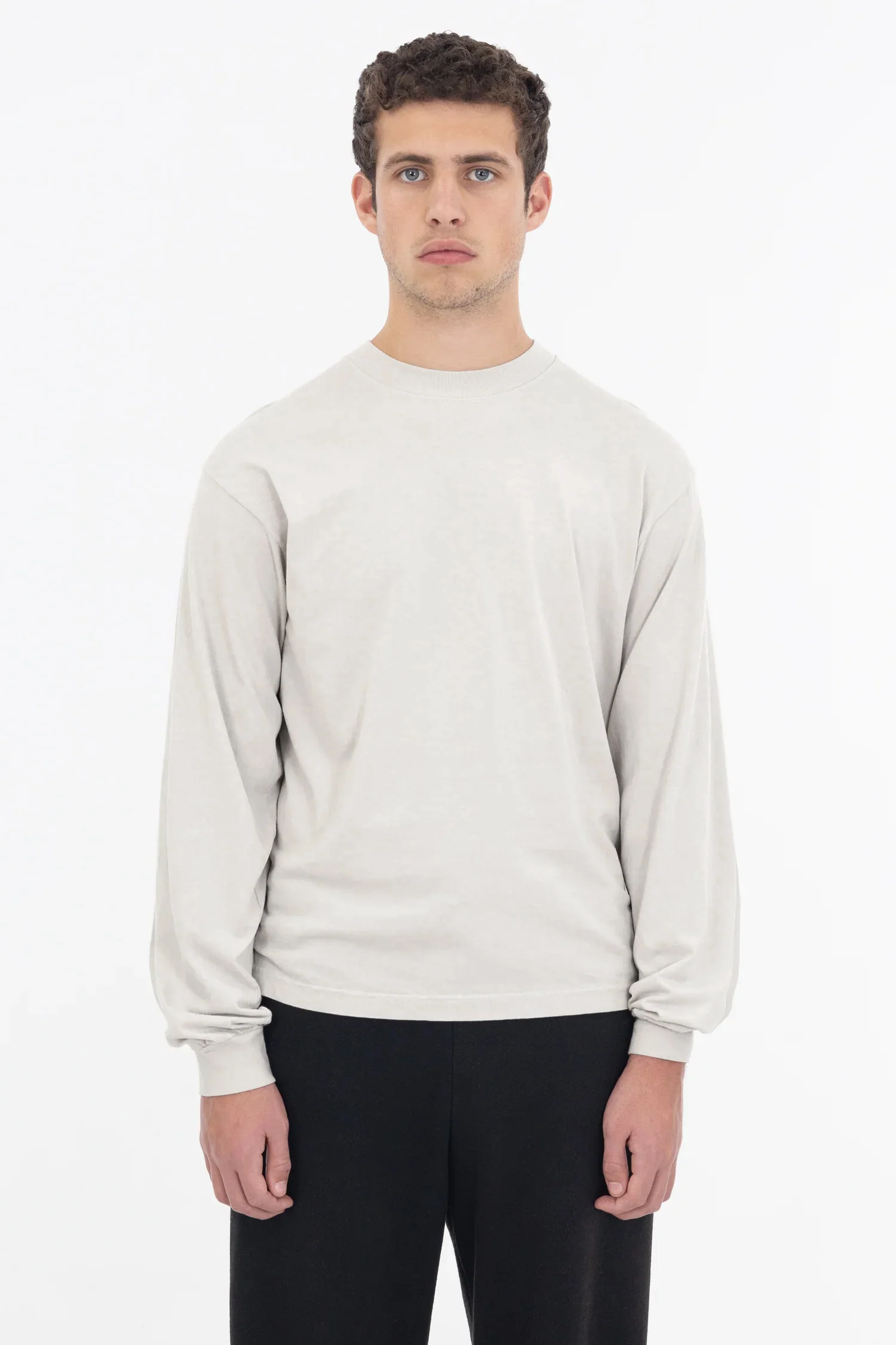 1807GD - 6.5oz Long Sleeve Garment Dye Crew Neck T-Shirt - Image 37