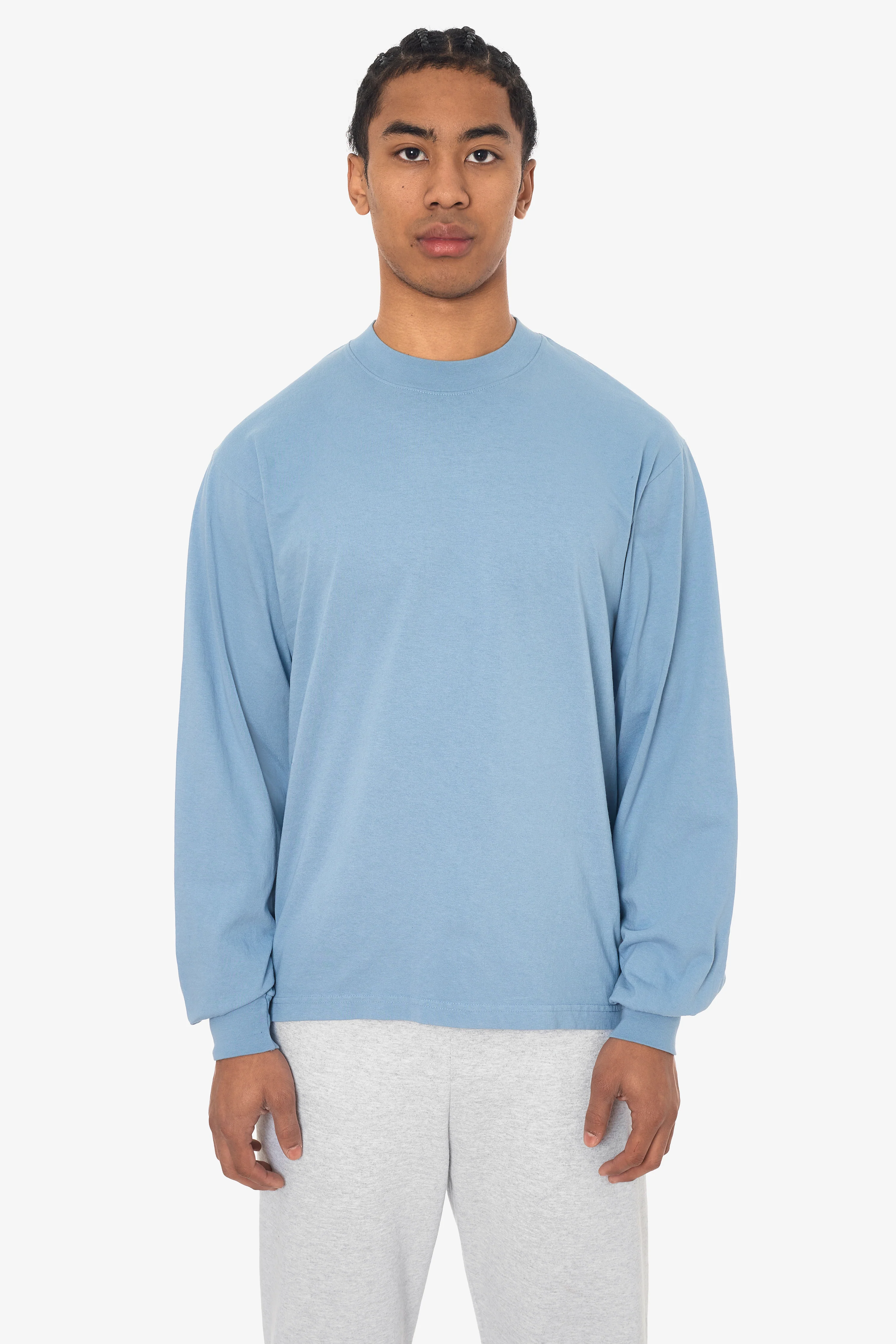 1807GD - 6.5oz Long Sleeve Garment Dye Crew Neck T-Shirt - Image 5