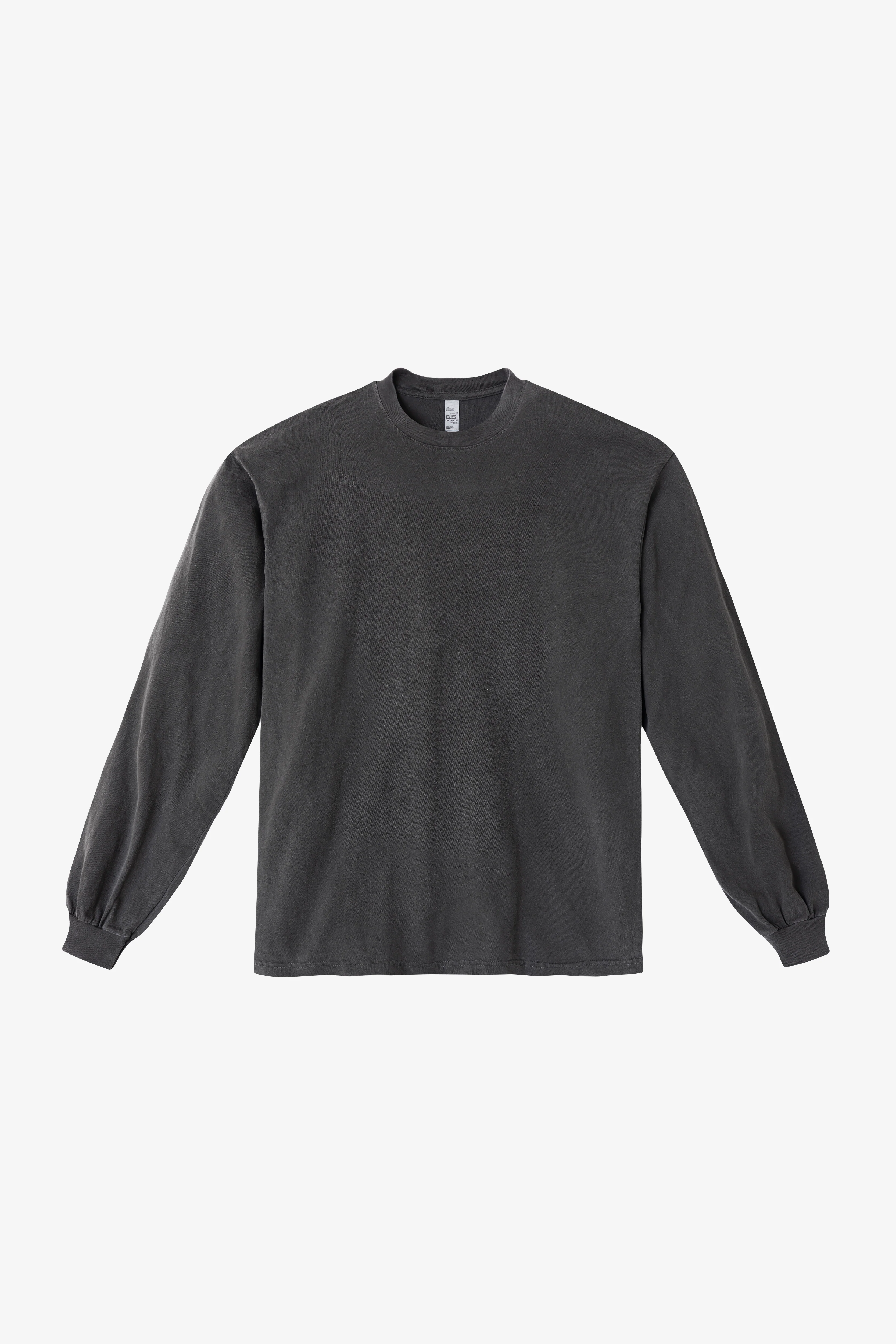1807GD - 6.5oz Long Sleeve Garment Dye Crew Neck T-Shirt - Image 60