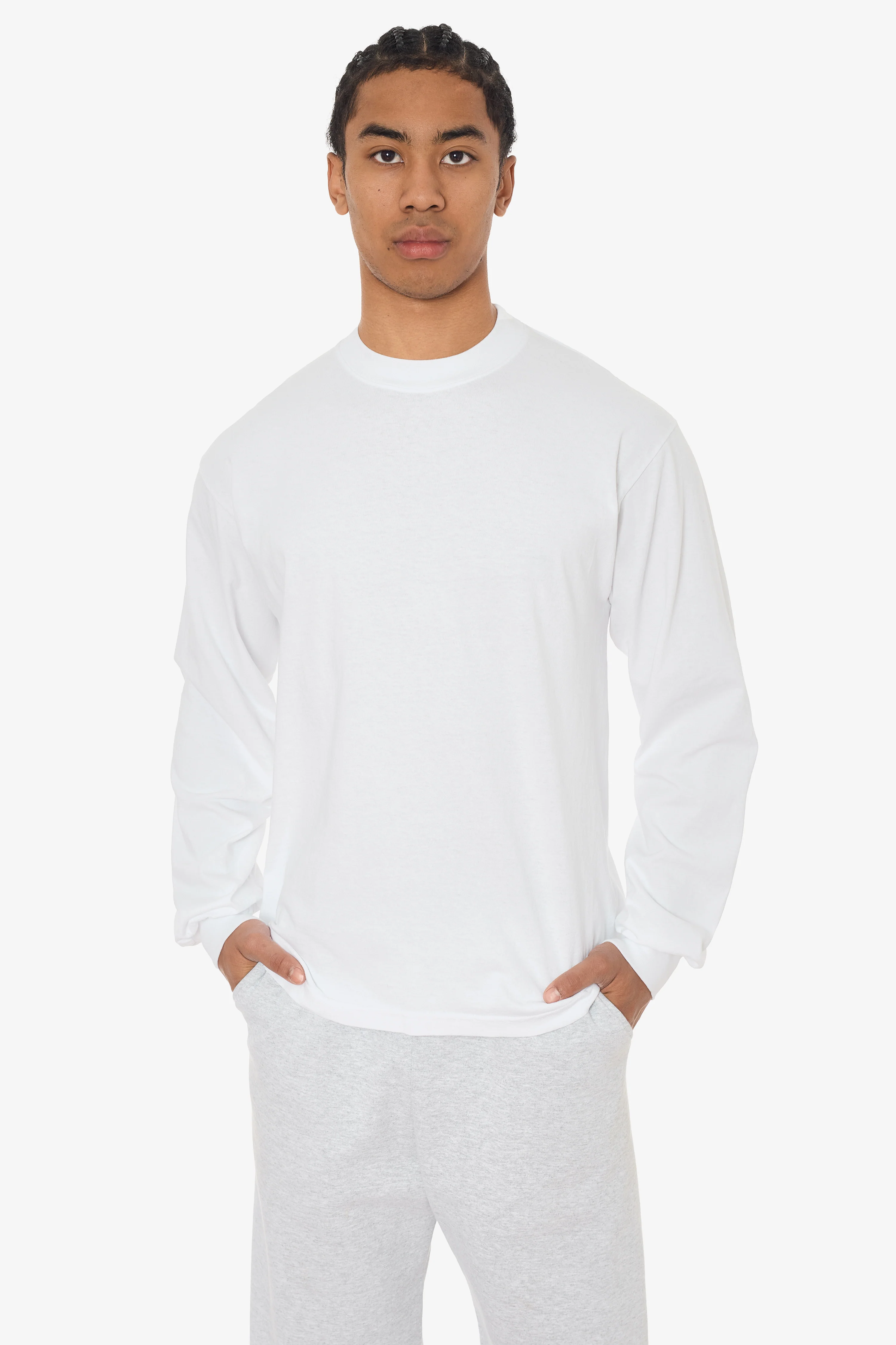 1807GD - 6.5oz Long Sleeve Garment Dye Crew Neck T-Shirt - Image 8
