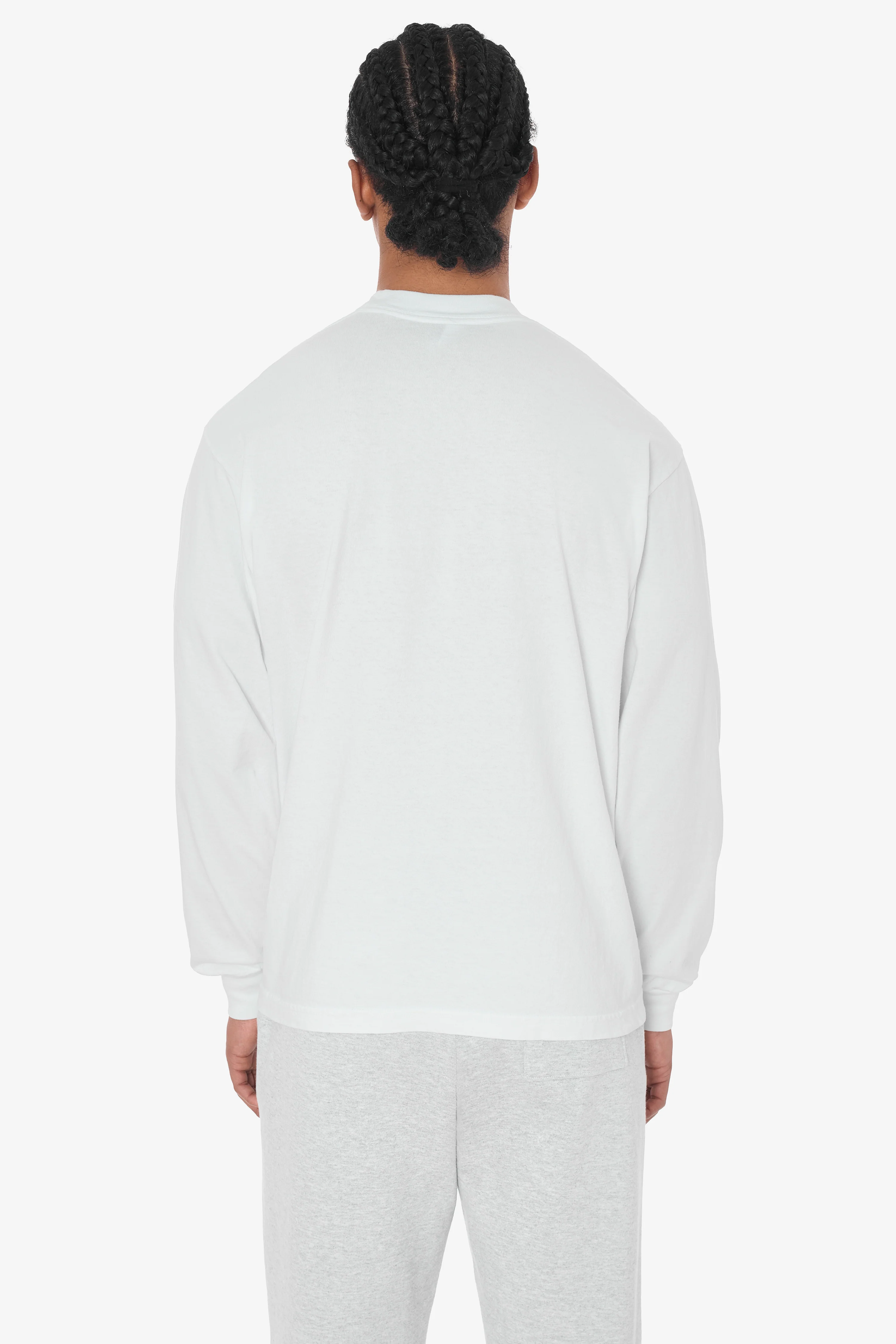 1807GD - 6.5oz Long Sleeve Garment Dye Crew Neck T-Shirt - Image 9