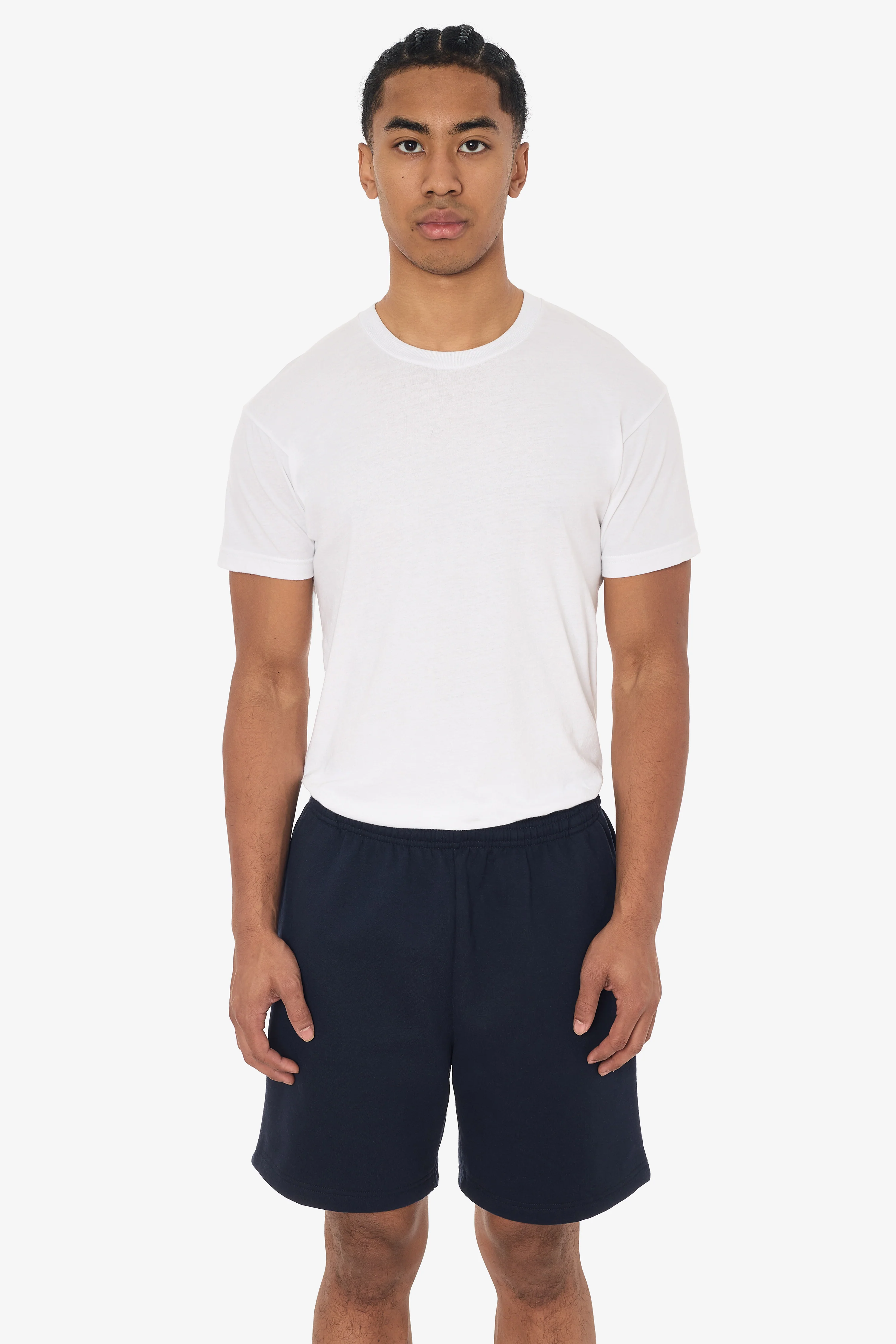 MWF02 - 10oz. Mid-weight Poly Cotton Fleece Sweat shorts - Image 8