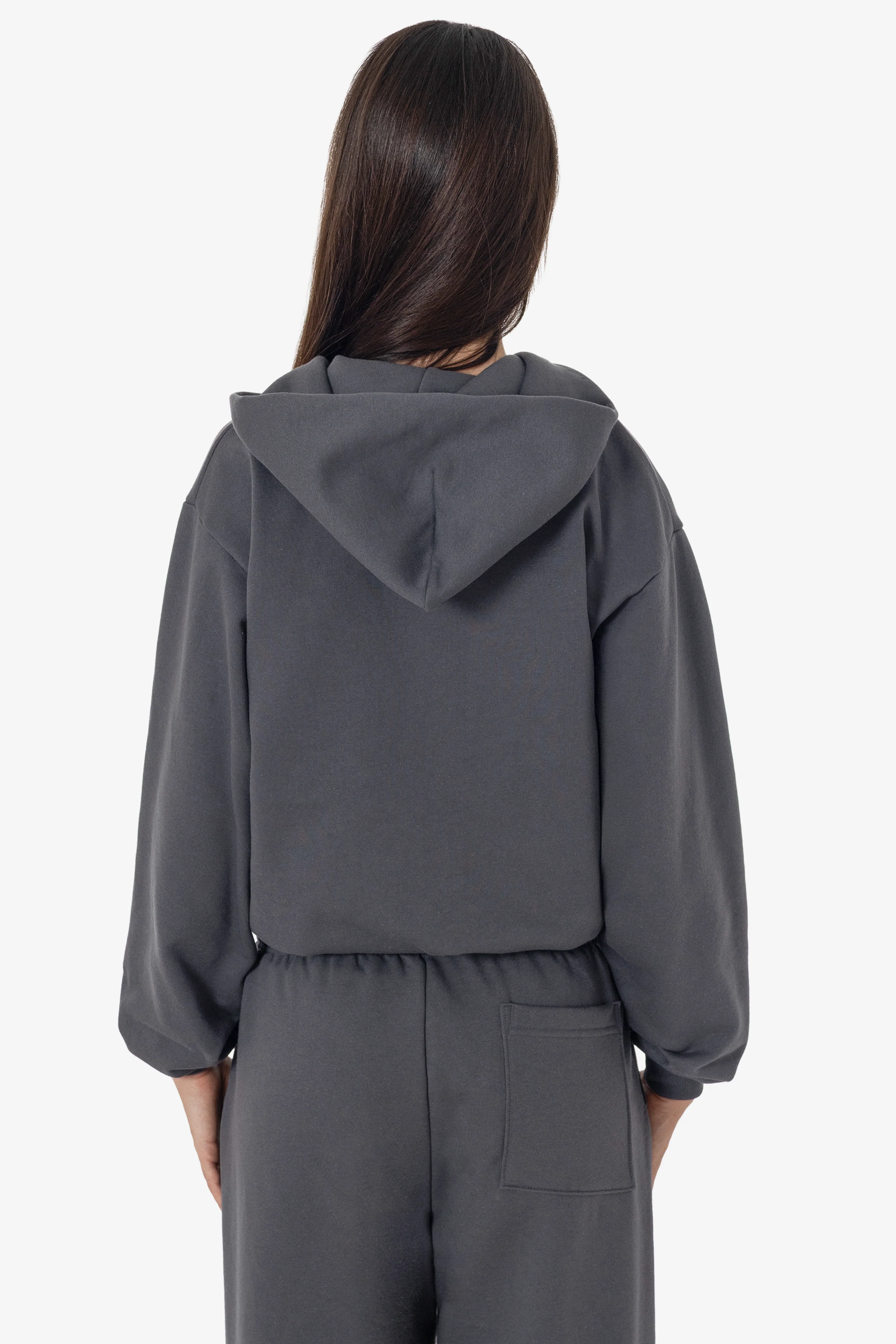 MWF10 - 10 oz. Mid-weight Poly Cotton Fleece Waist Length Zip-Up Hoodie - Image 15