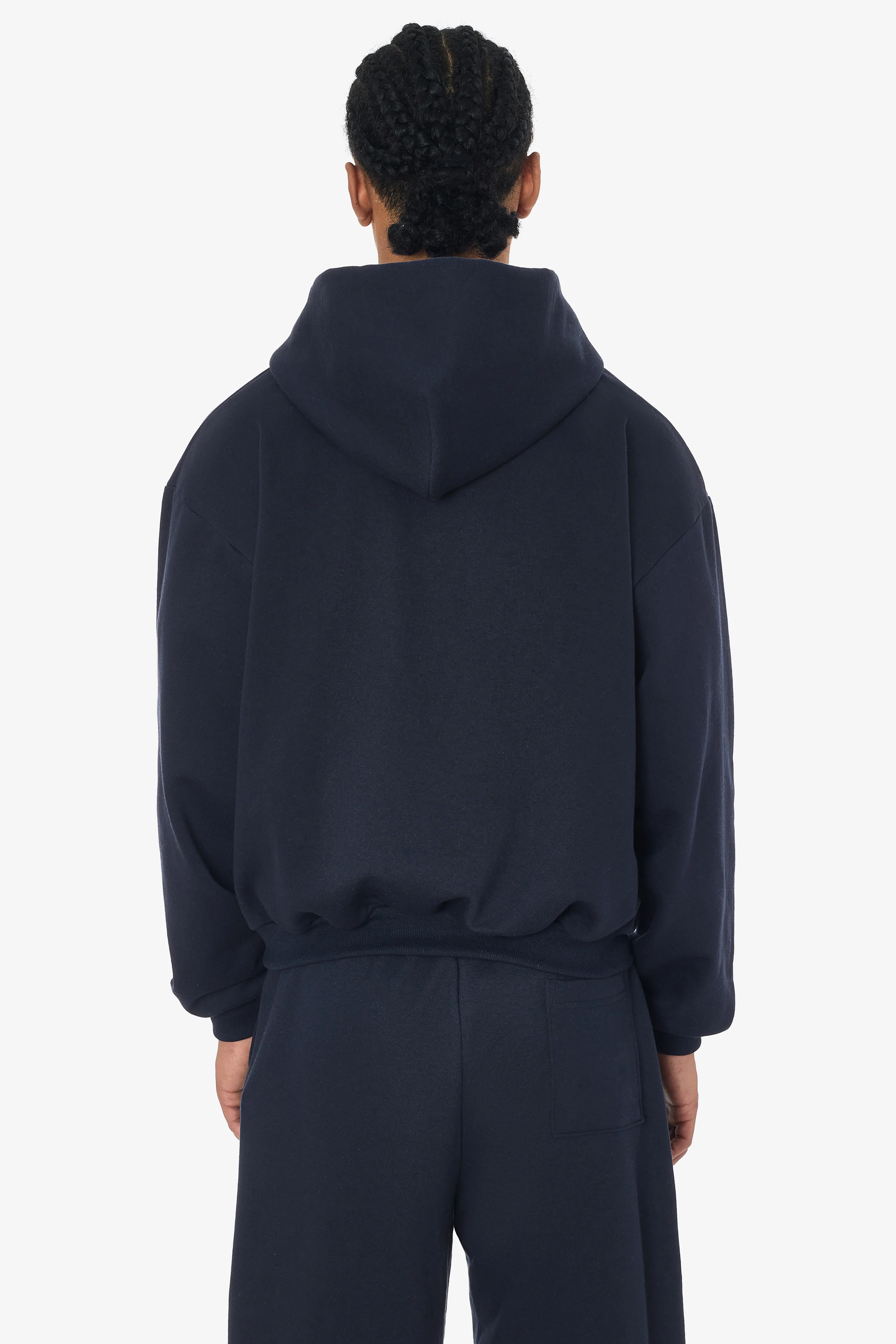 MWF10 - 10 oz. Mid-weight Poly Cotton Fleece Waist Length Zip-Up Hoodie - Image 20