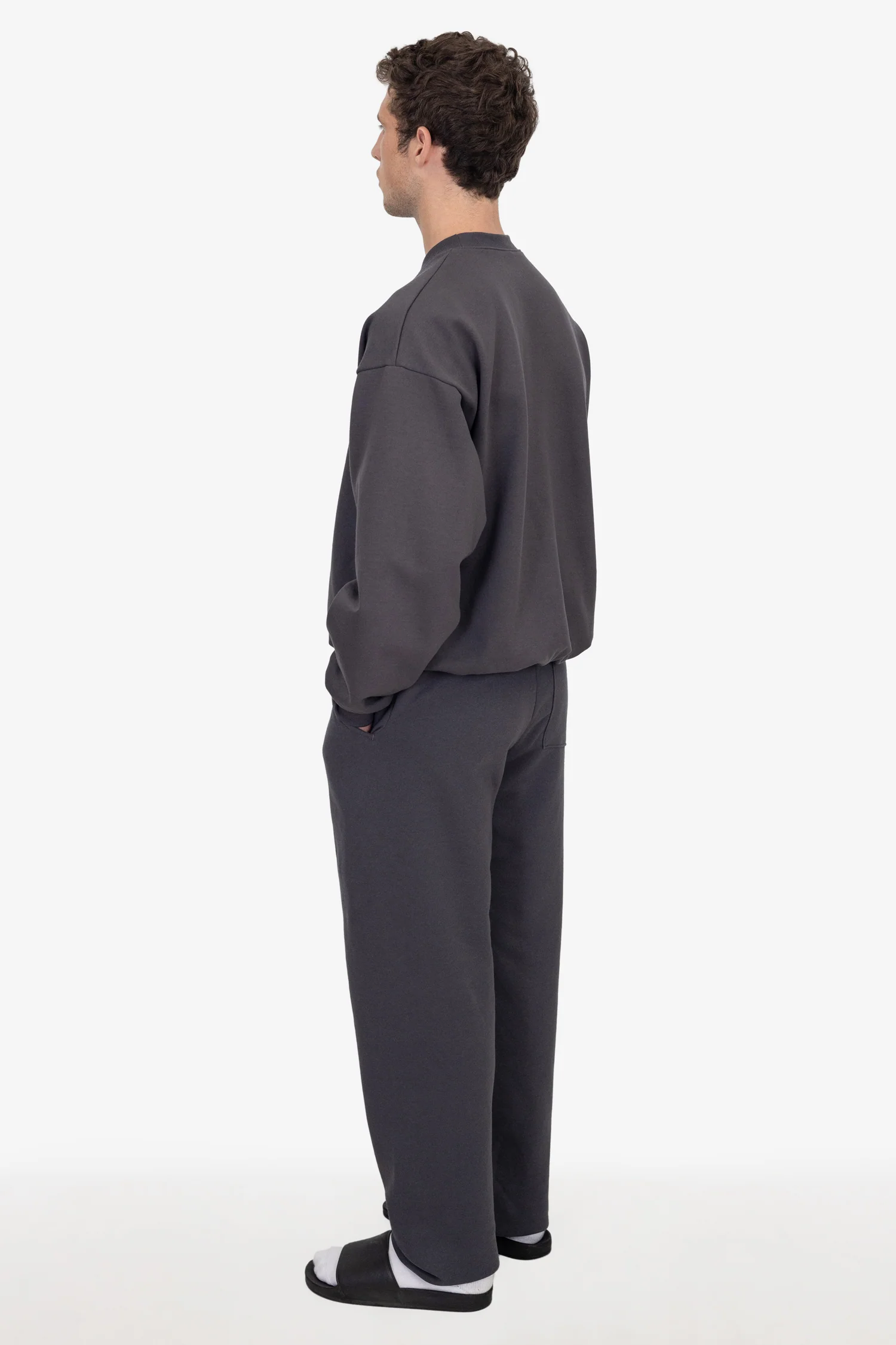 MWF1044 - 10 oz. Mid-Weight Poly Cotton Fleece Wide Sweatpant - Image 11